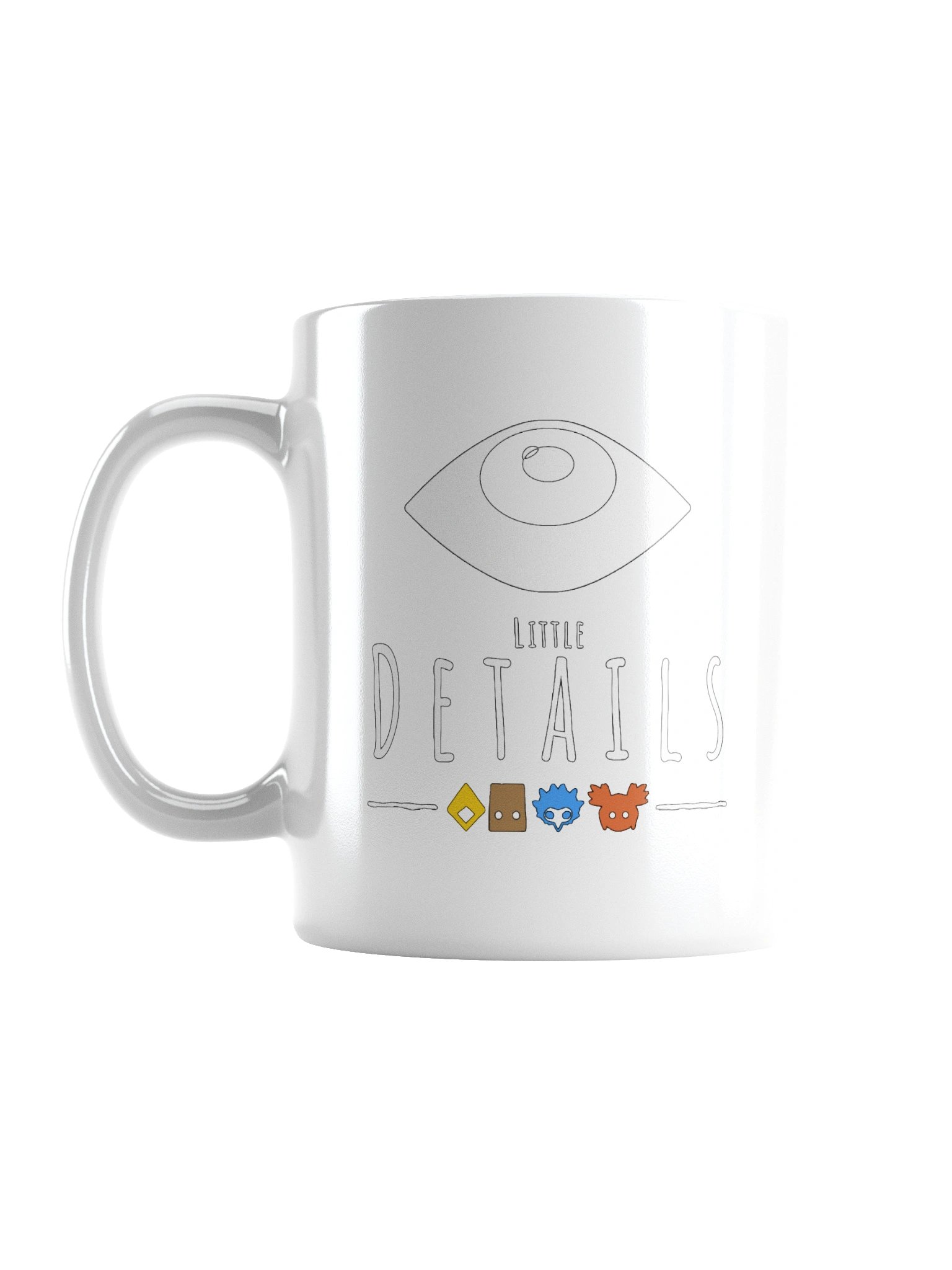 Little Details - White Glossy Mug product image (3)