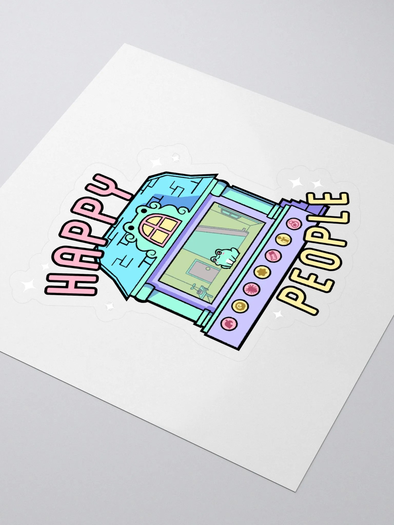 'Pixel Frogs' Sticker product image (3)