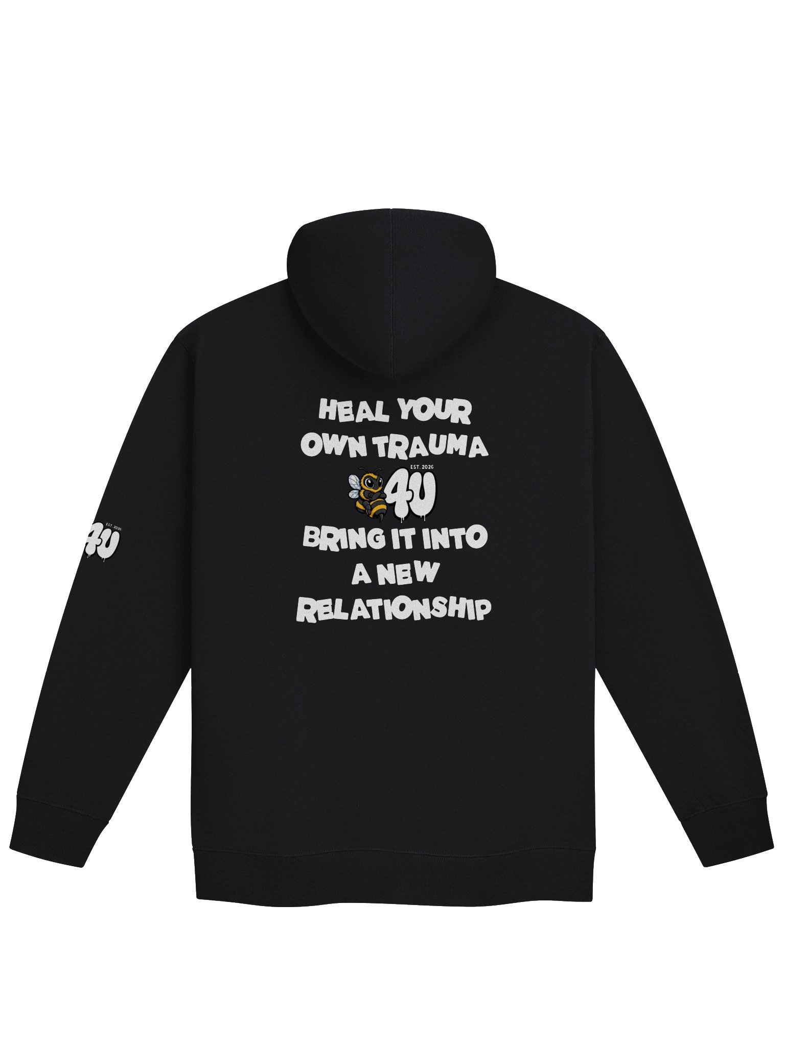 HEAL YOUR OWN TRAUMA FLEECE ZIP-UP HOODIE product image (7)
