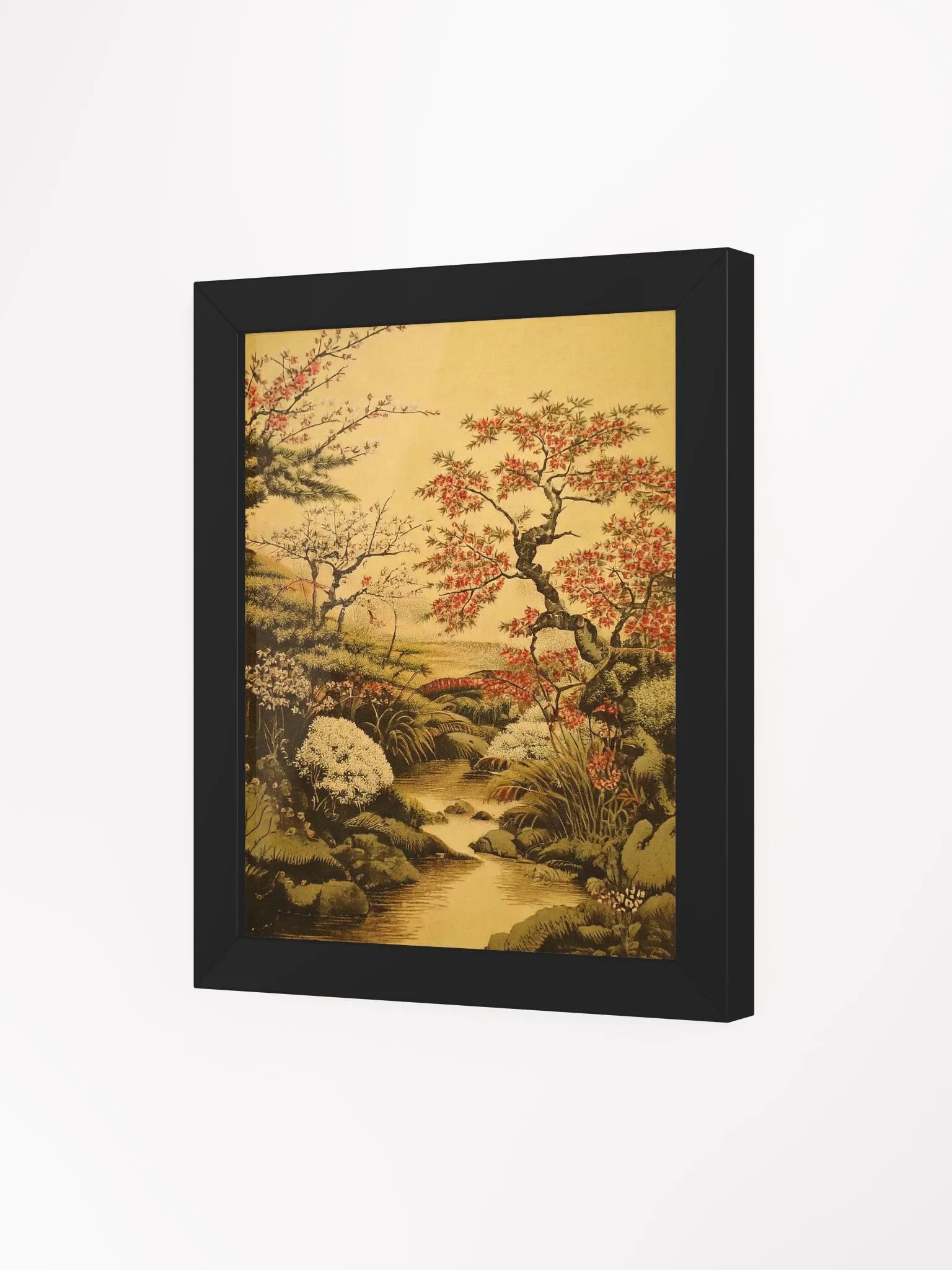 Serenity in Bloom – Japanese Kanō Inspired Art Print product image (4)