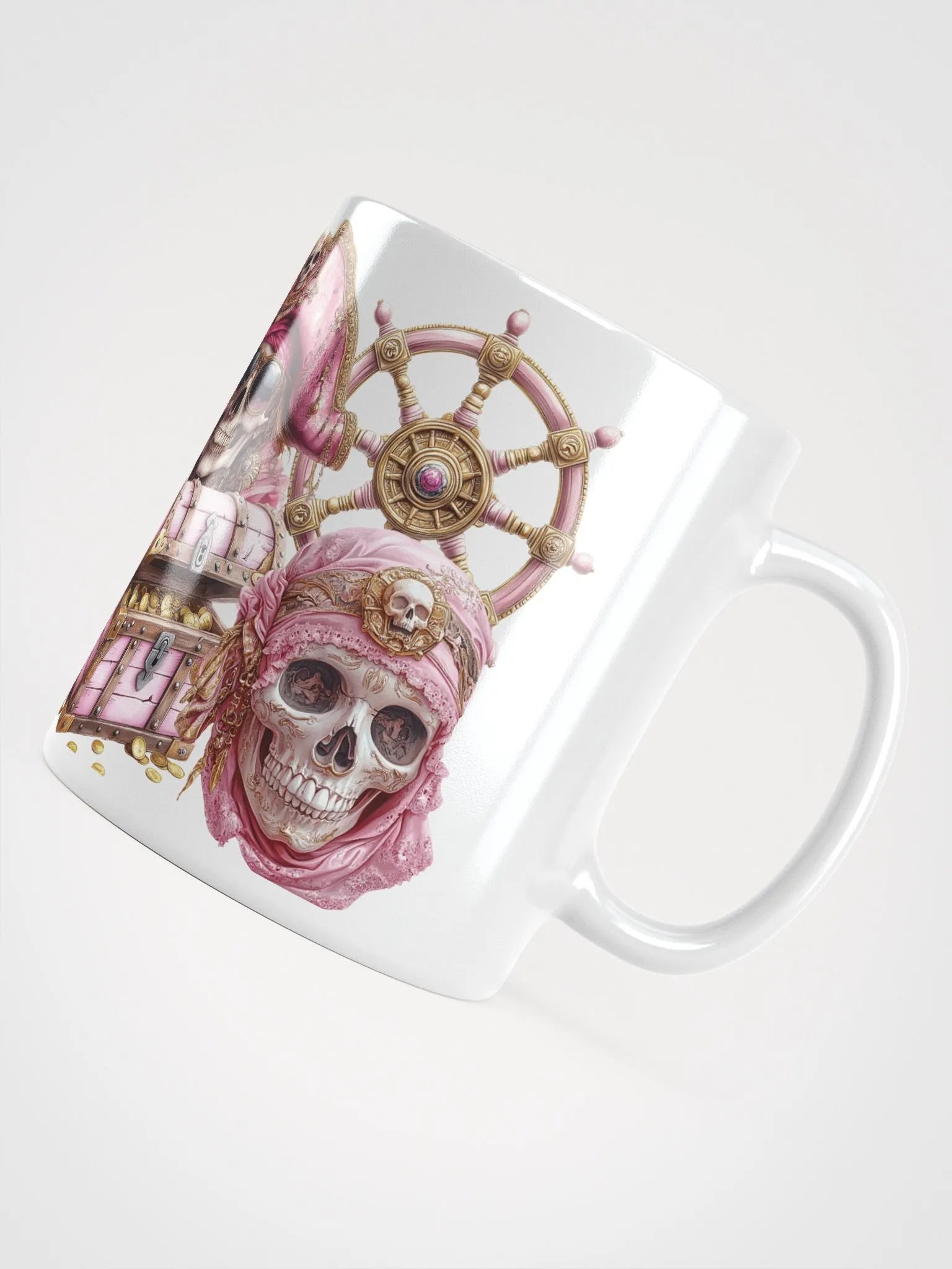 Whimsical Pink Pirate Adventure Mug product image (5)