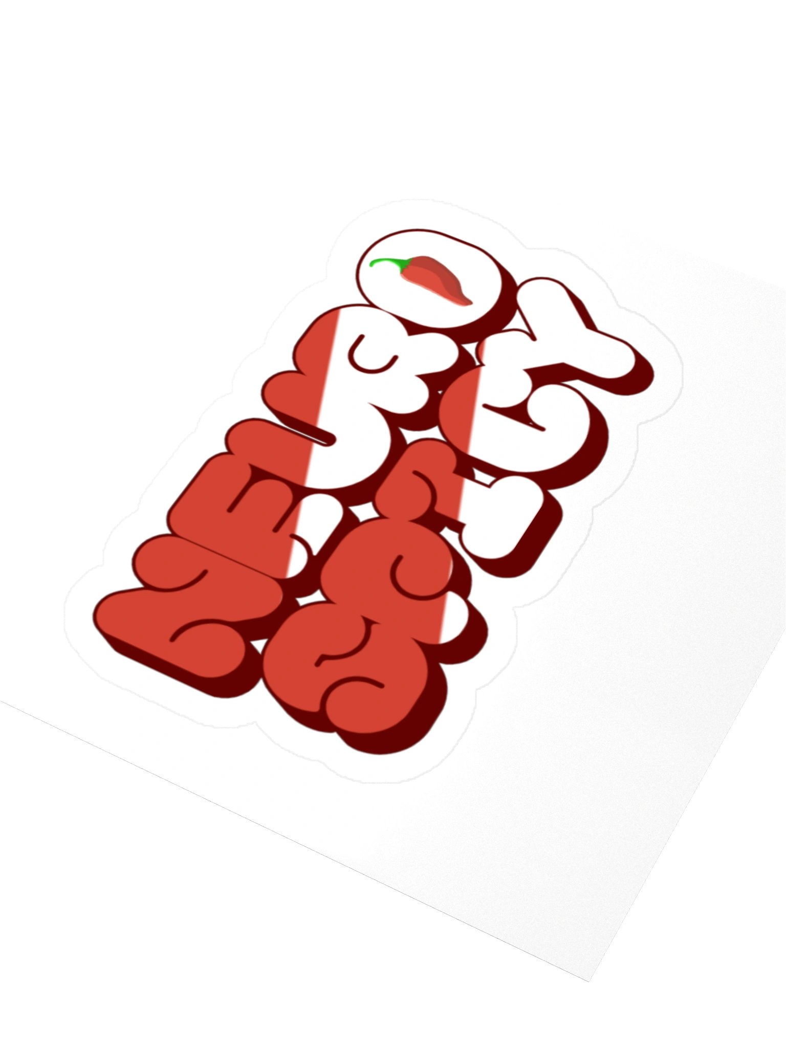 Neuro Spicy Bubble Letters Sticker product image (6)