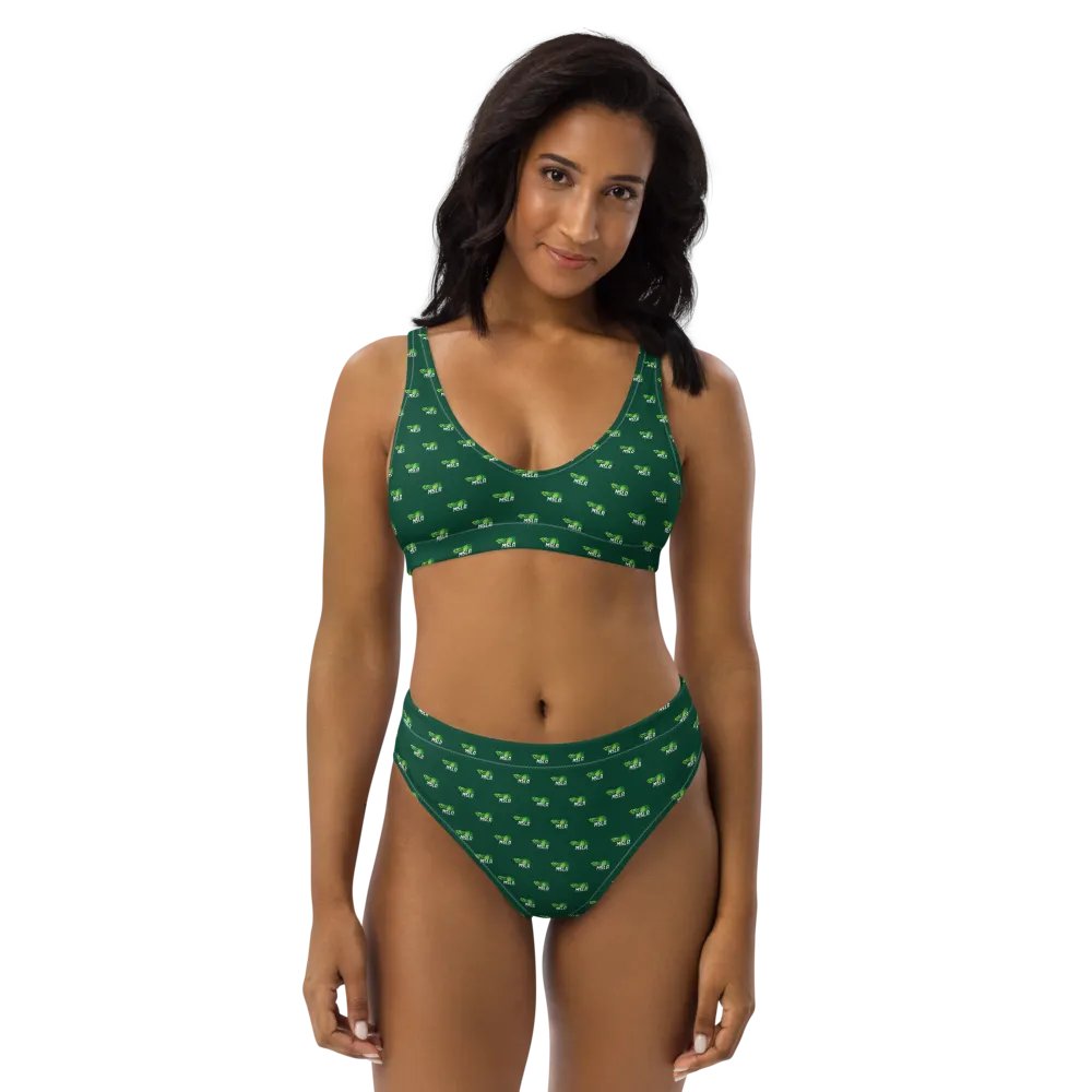 MSLA Green High Waisted Bikini product image (9)