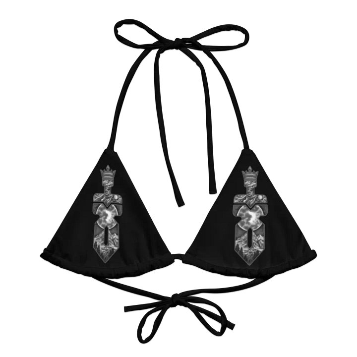 Black and White Bikini Top product image (1)