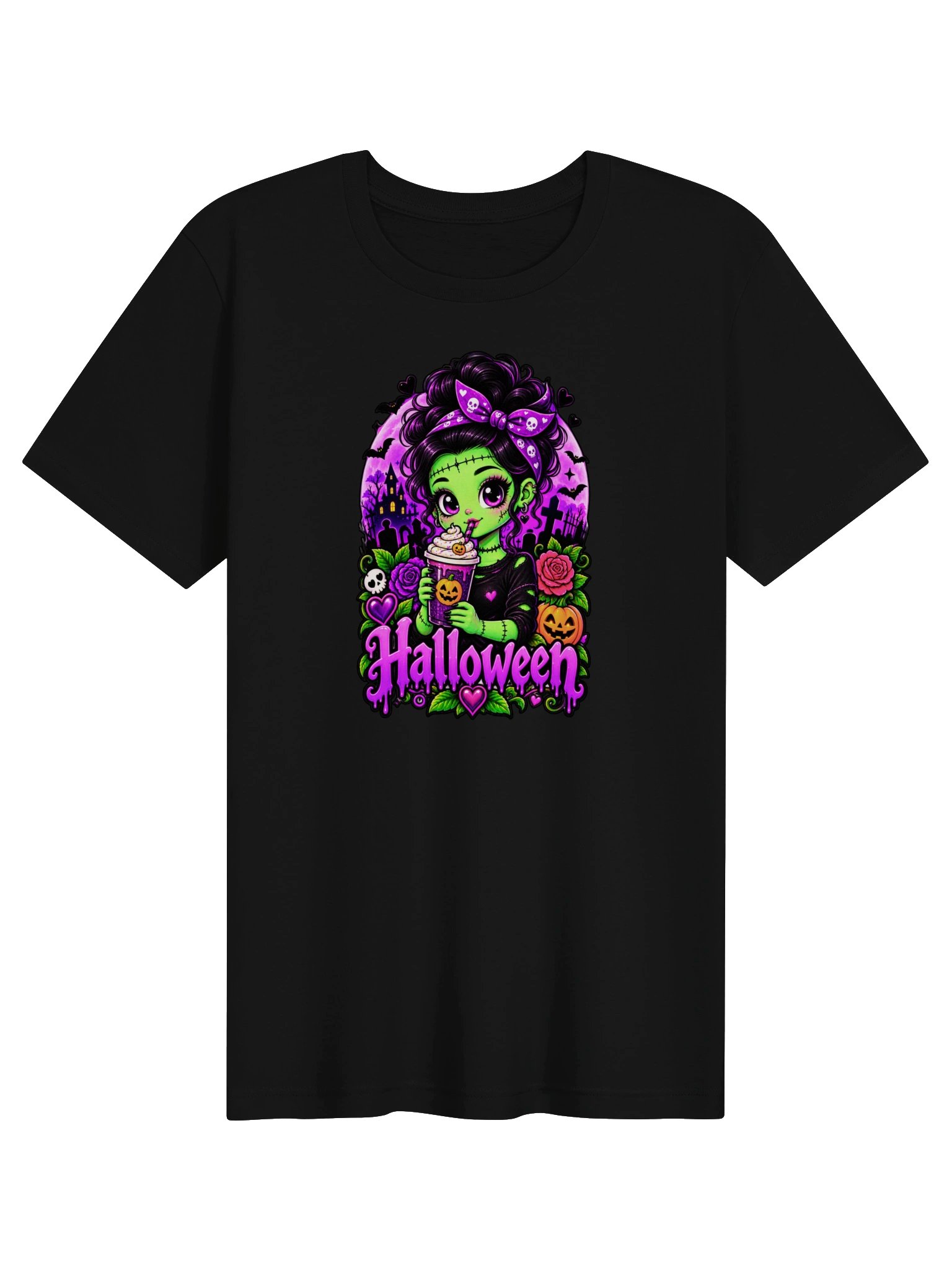 Halloween Frankenstein Girl – Spooky Coffee Lover product image (6)