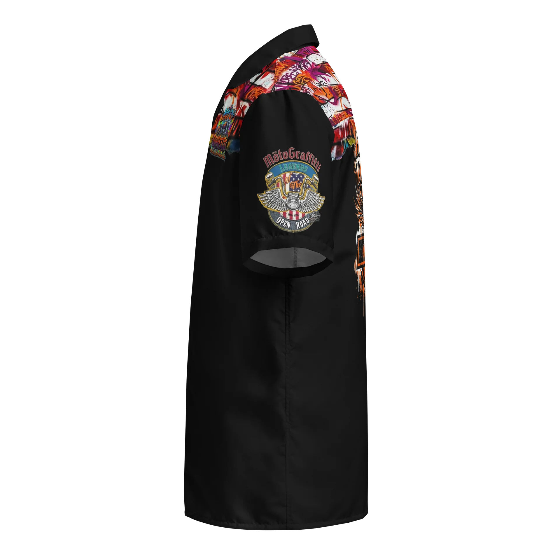 MötoGraffitti HD Iron Motorcycle Club Shirt product image (3)