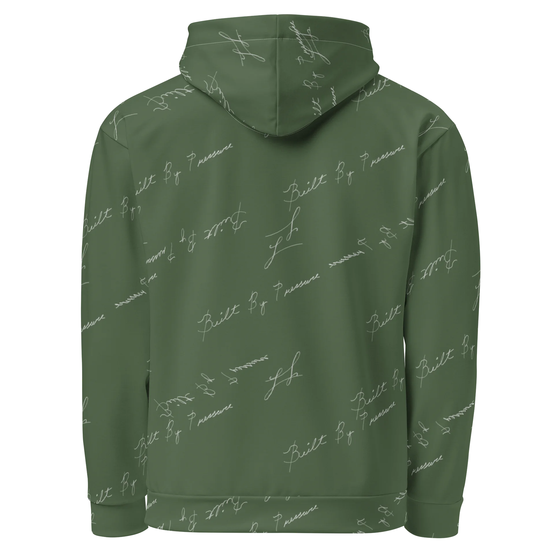 Built By Pressure Thinking About the Green Hoodie product image (4)