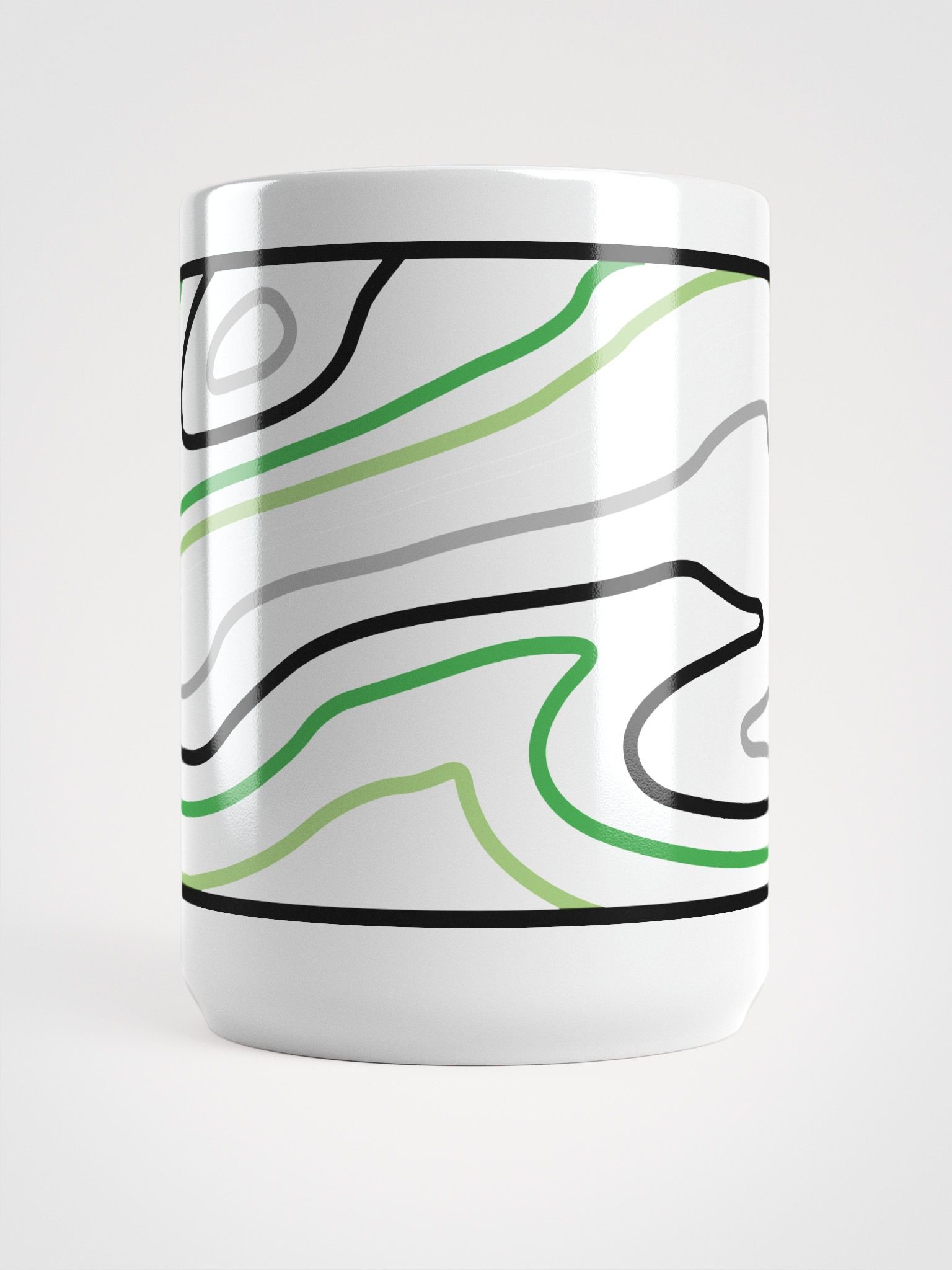 Topographic Pride- aro mug product image (5)