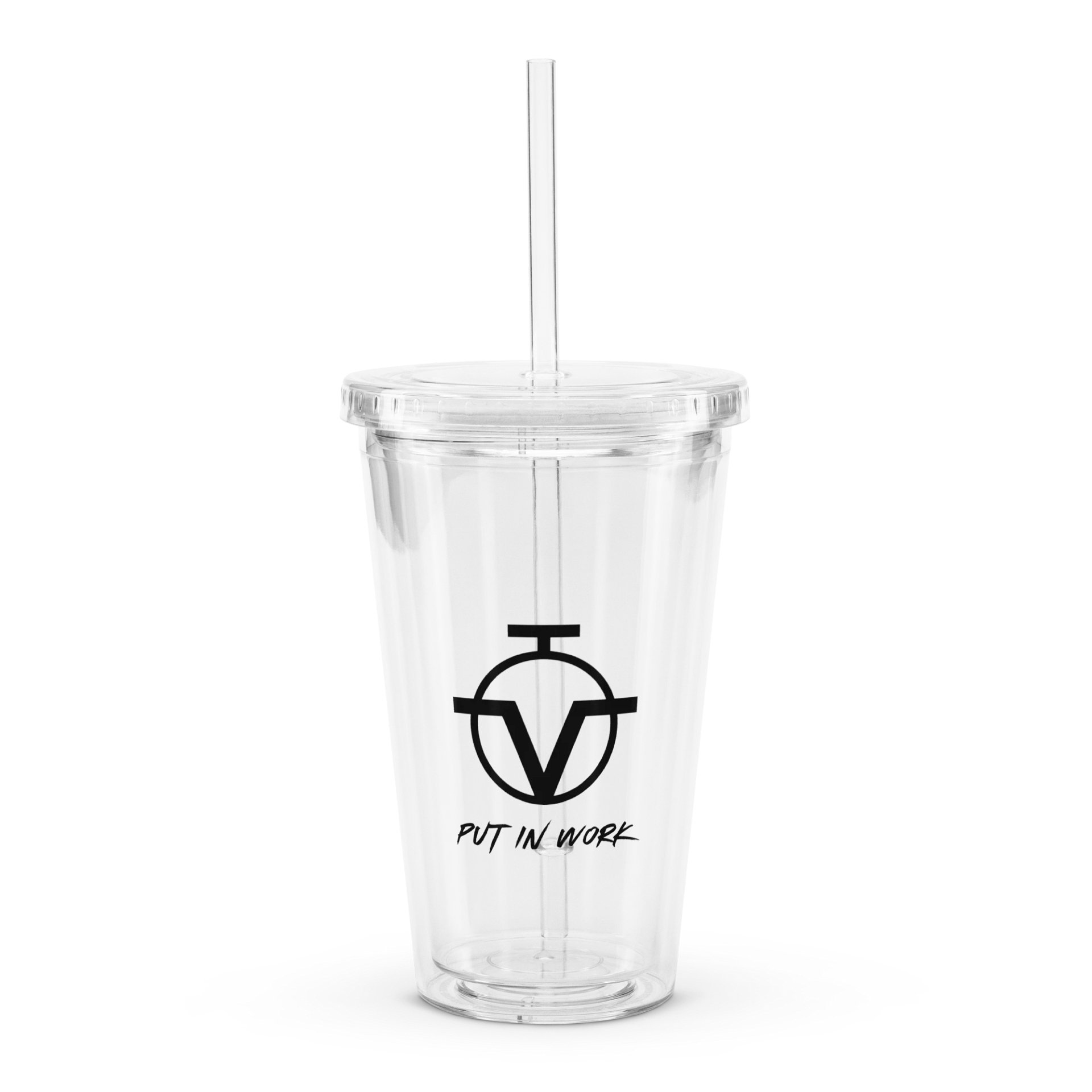 SoloRiotz Clear Cup with Steel Straw product image (1)