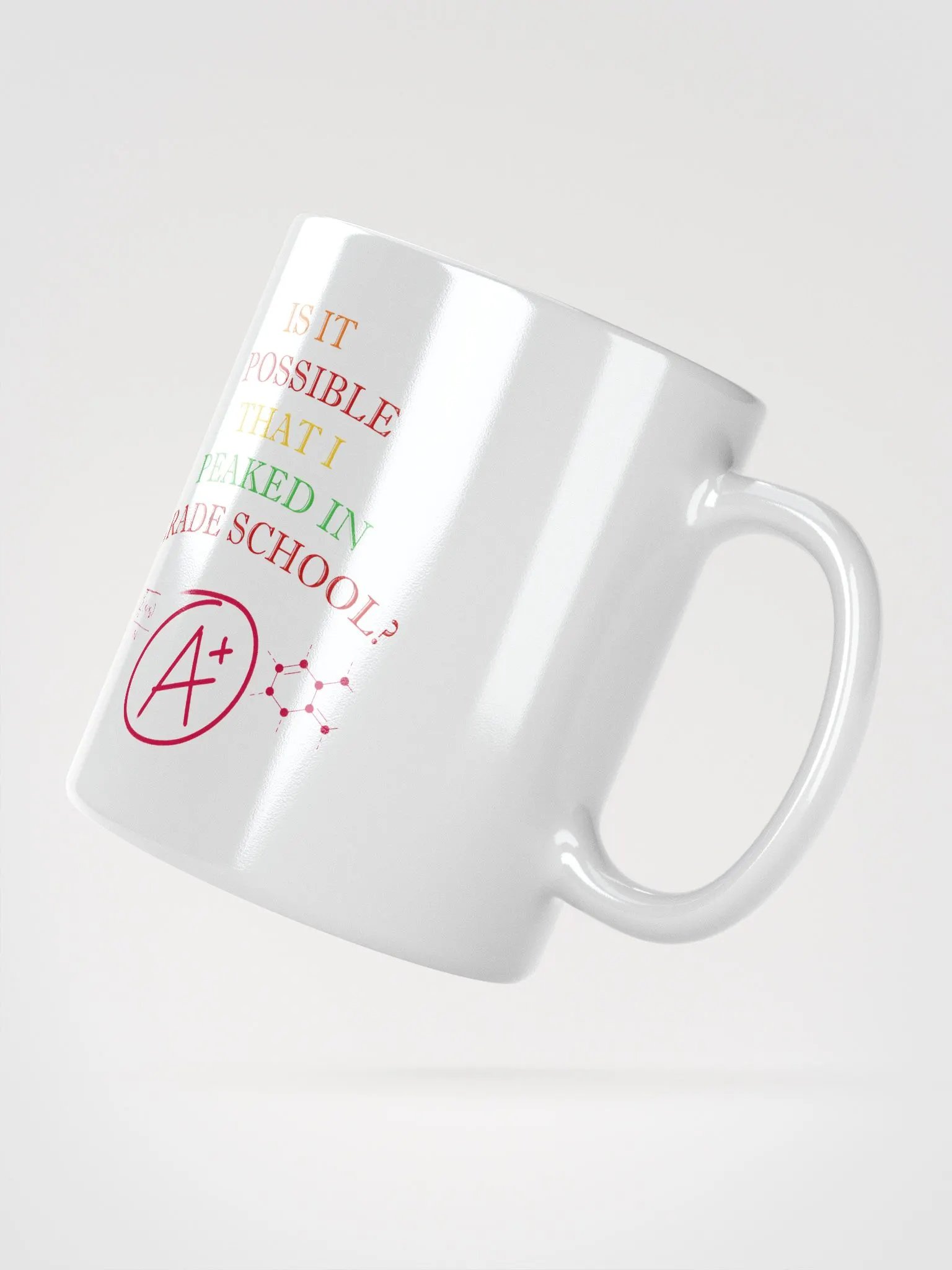 Is It Possible That I Peaked In Grade School? White Mug product image (6)