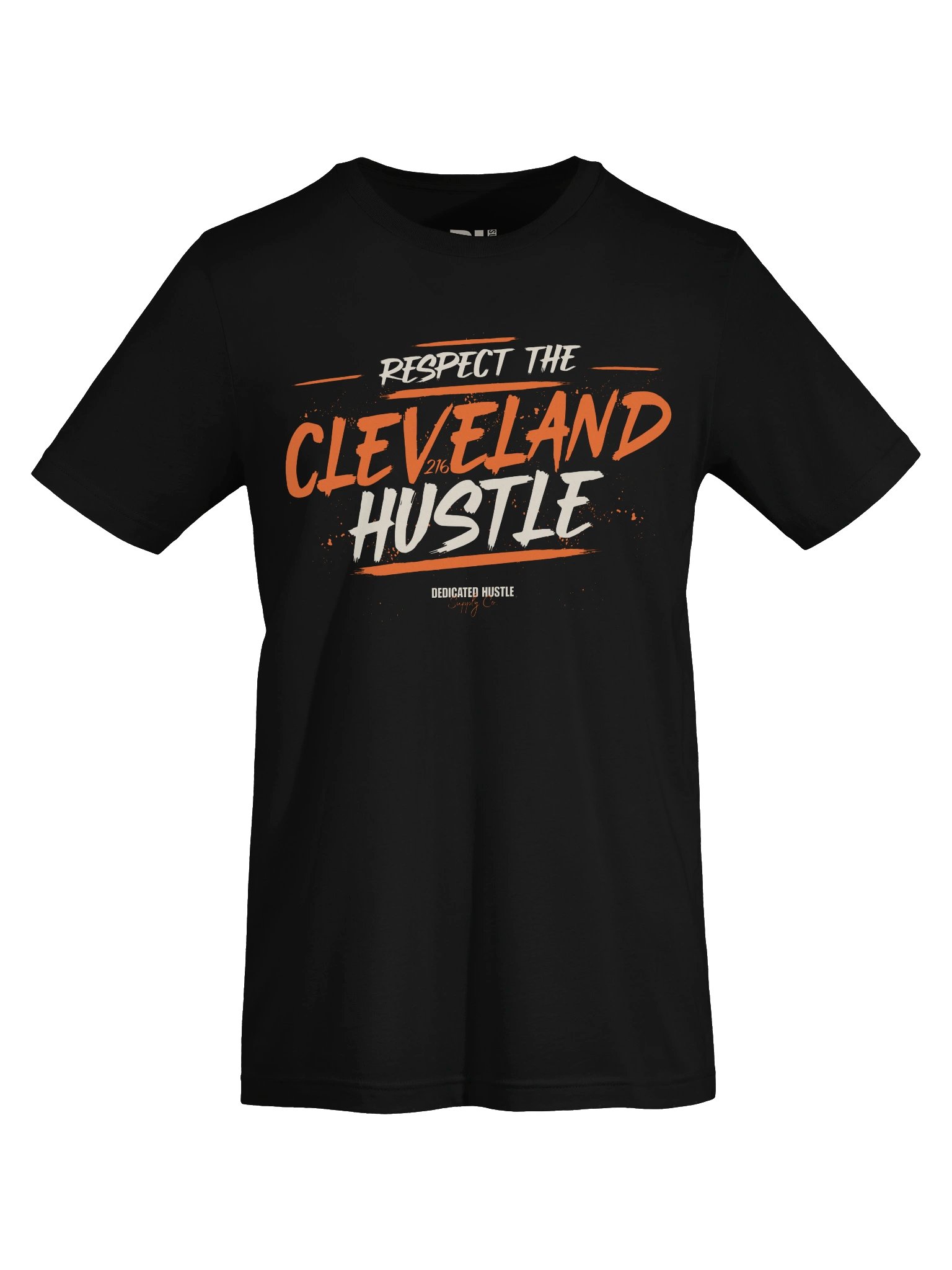 Respect the Cleveland Hustle - Street Edition Tee | Black product image (17)