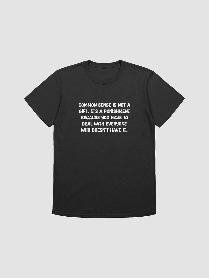 common sense is not a gift t-shirt product image (1)