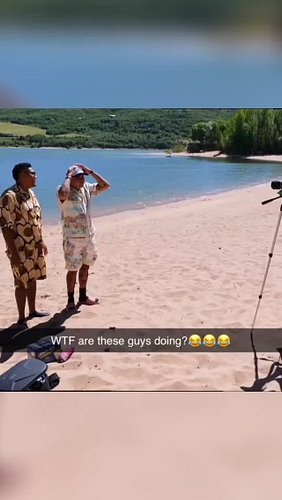 Caught these guys Filming a “Music Video” at the lake😂😂 
Quienes se creen?🤦🏾😂😂
.
.
.
#musica #reggaeton #latinos #musicadeuta...