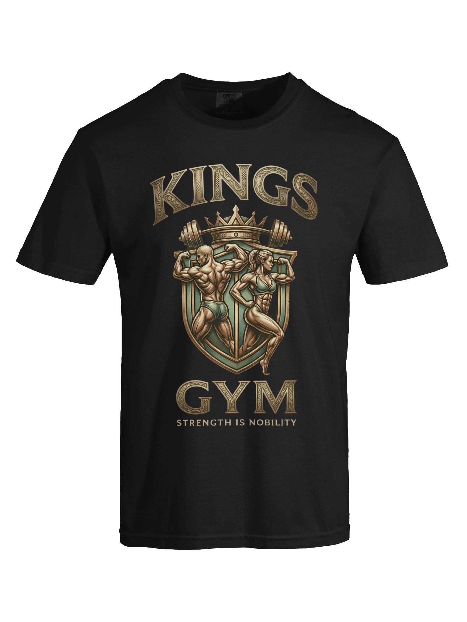Kings Gym Crest Tee - Vintage Bodybuilding T-Shirt product image (6)