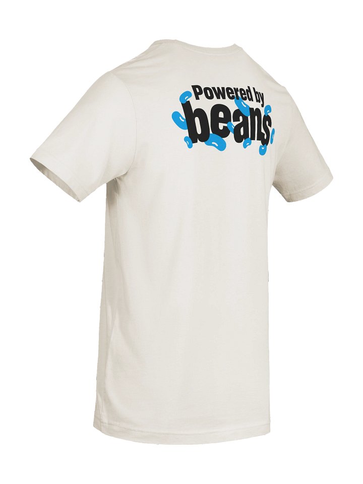 Powered by beans - T-shirt - Back design product image (1)