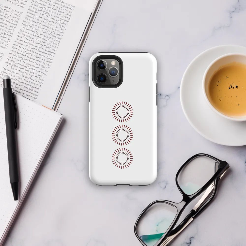 Red Circle Tough Case for iPhone® product image (57)