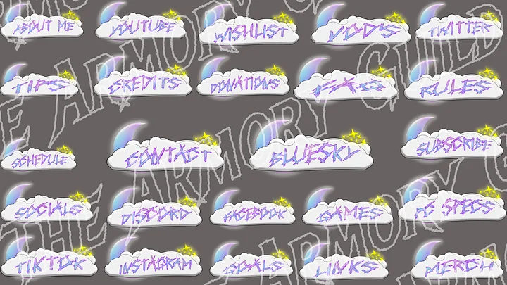 Cloud Twitch Panels product image (1)