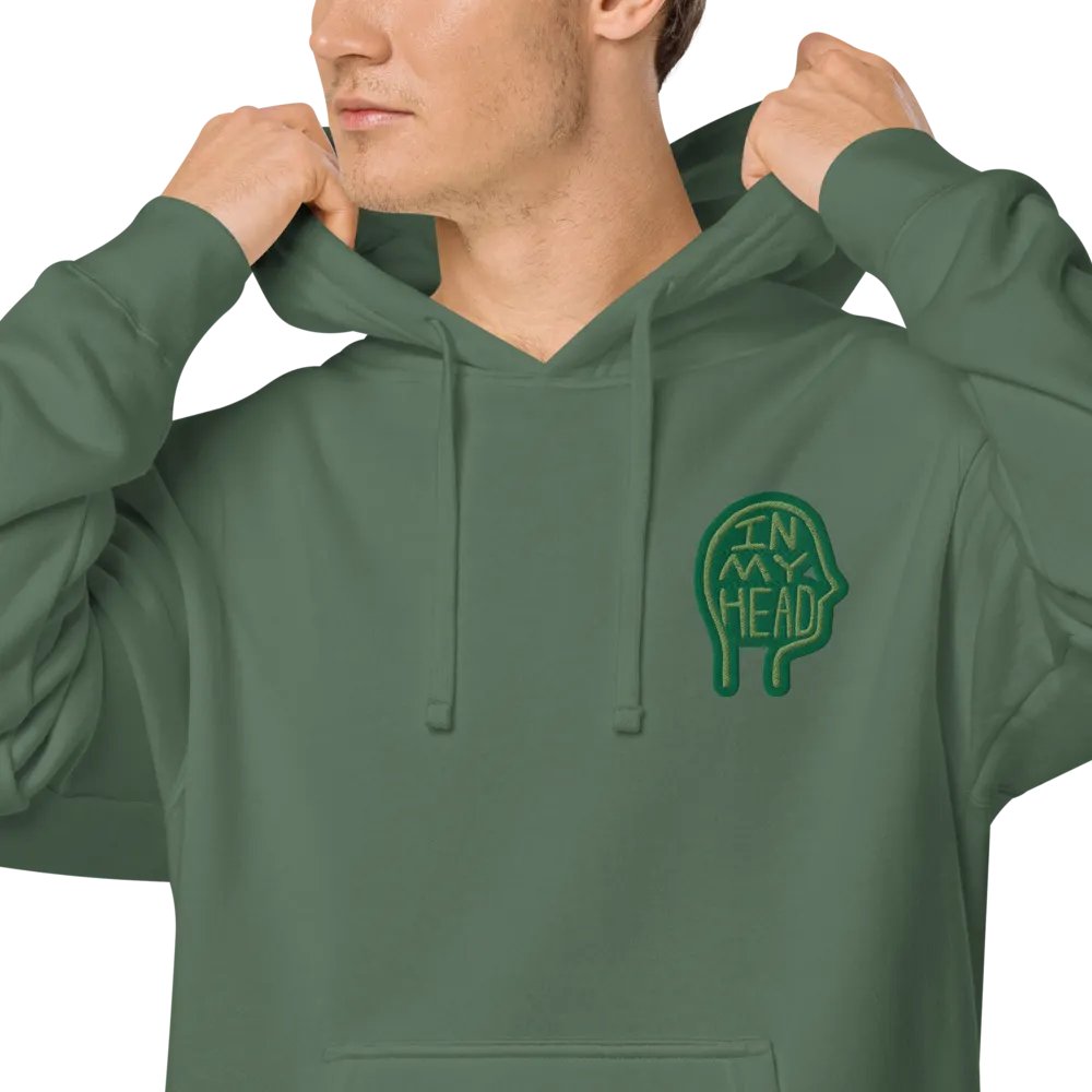In My Head (L.C. moss) embroidered pigment hoodie product image (18)