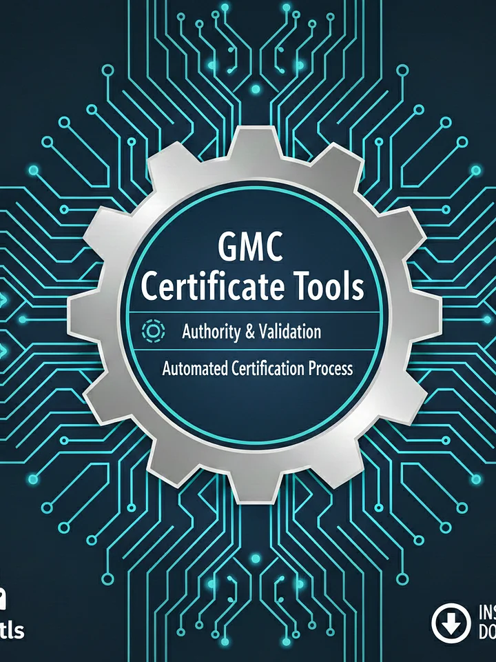 GMC Certificate tools product image (1)