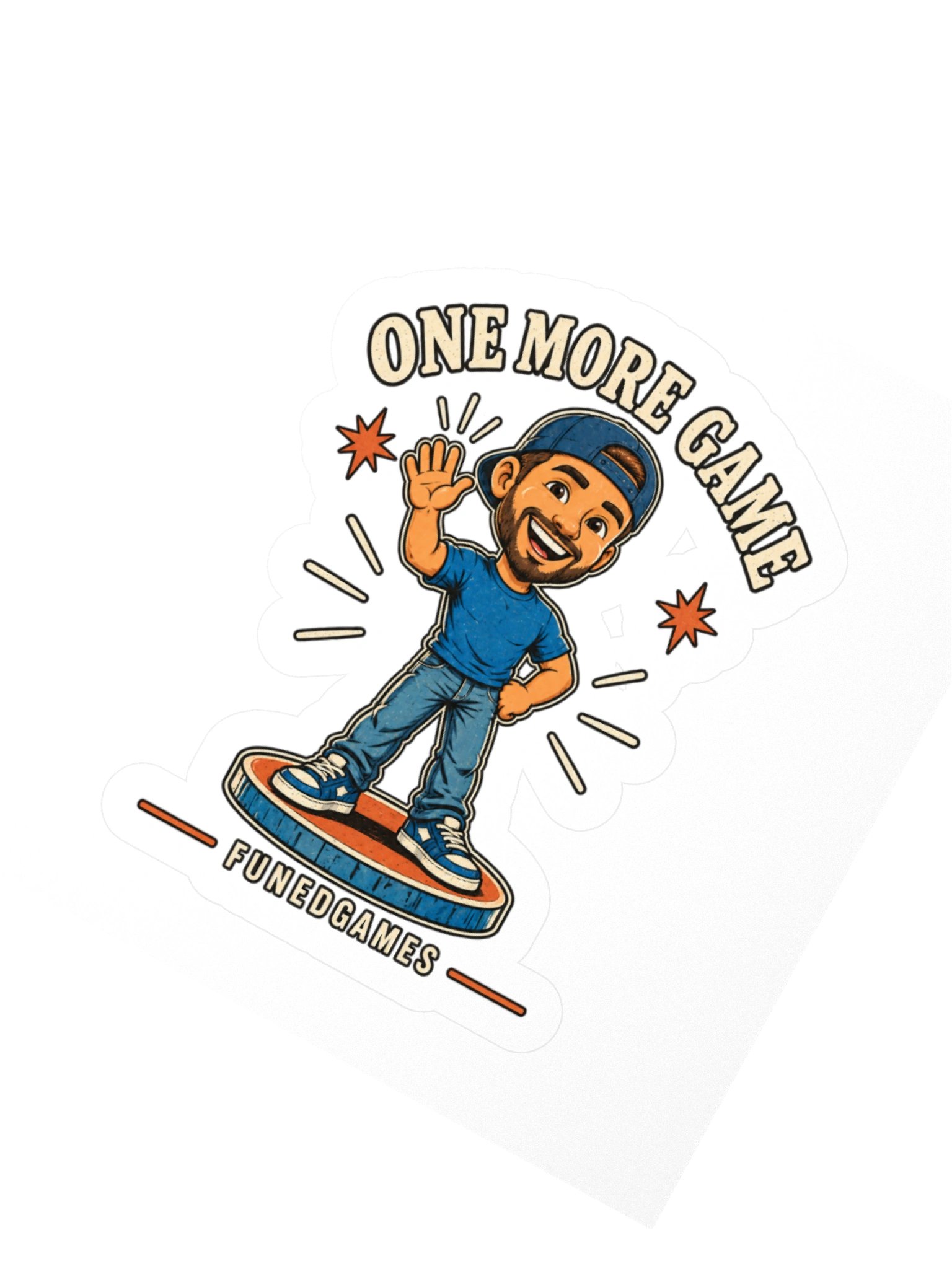 Ed — One More Game Sticker product image (2)