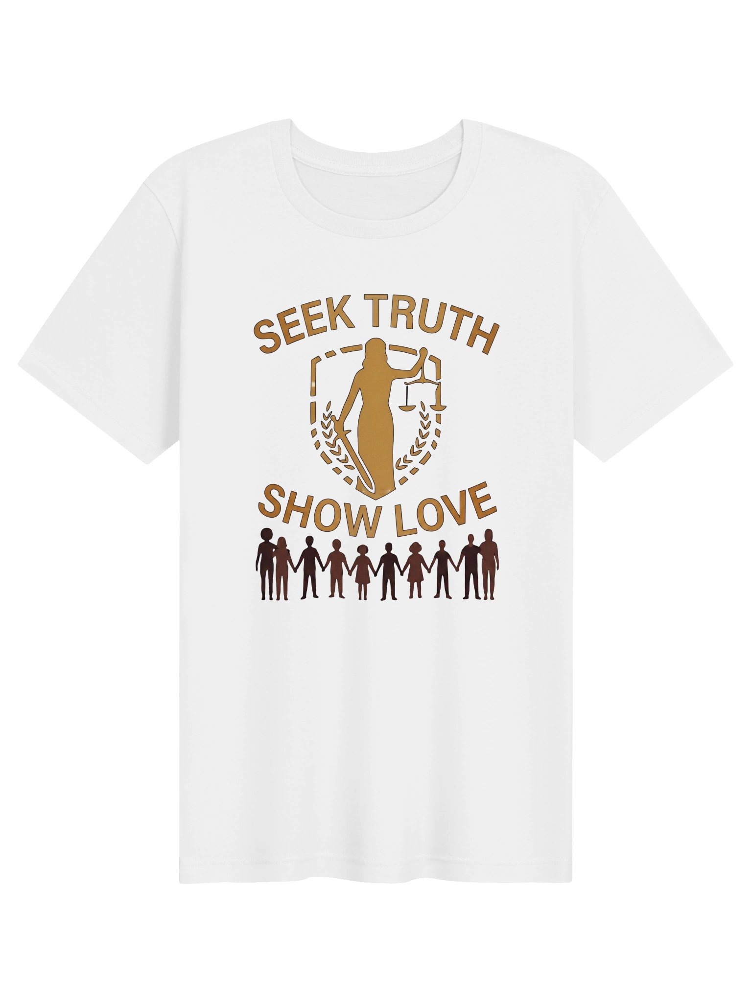 Seek Truth Show Love Statement Tee product image (1)