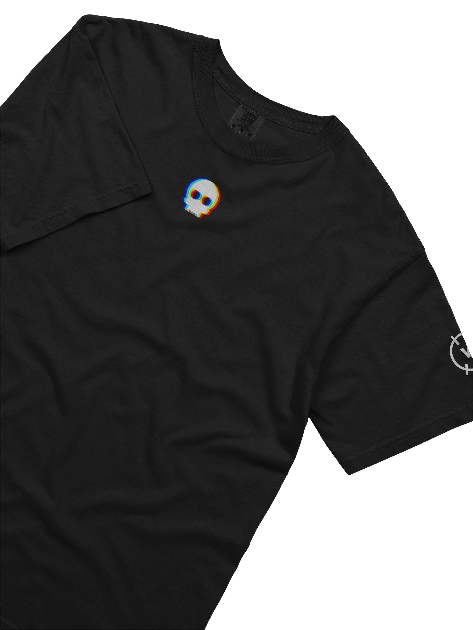 Trippy Skull Vaporwave Techno Rave EDM Tee product image (5)