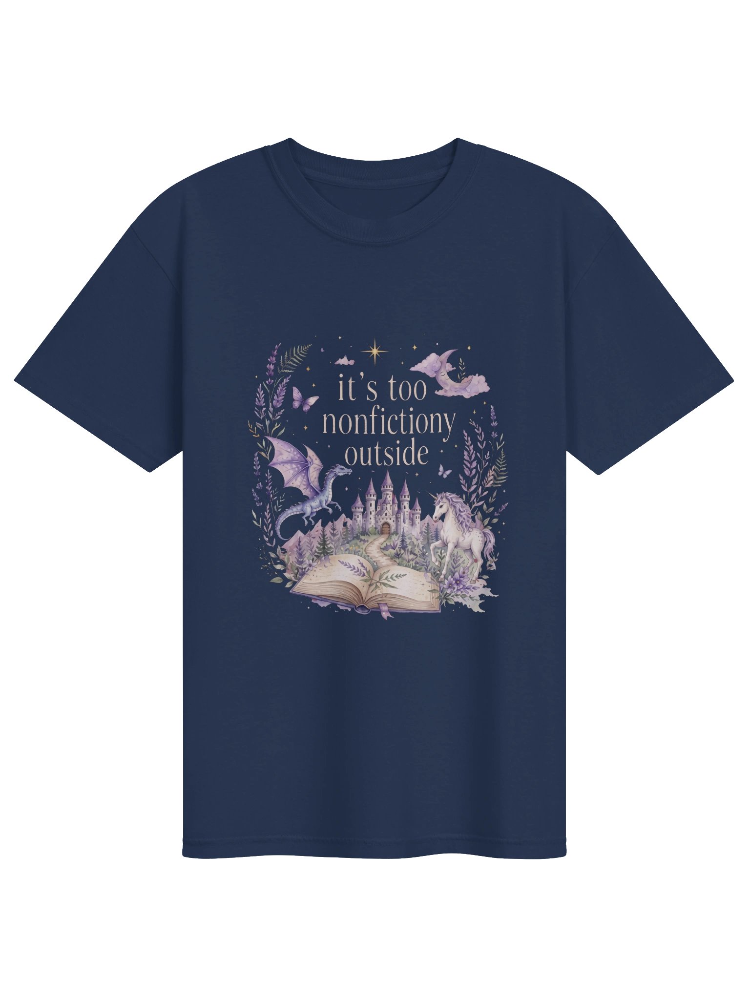 It’s Too Nonfictiony Outside Unisex T-Shirt product image (1)