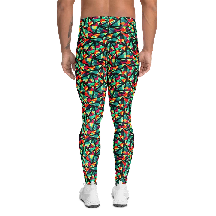 Bold Bright Men's Leggings Colorful Geometric product image (2)