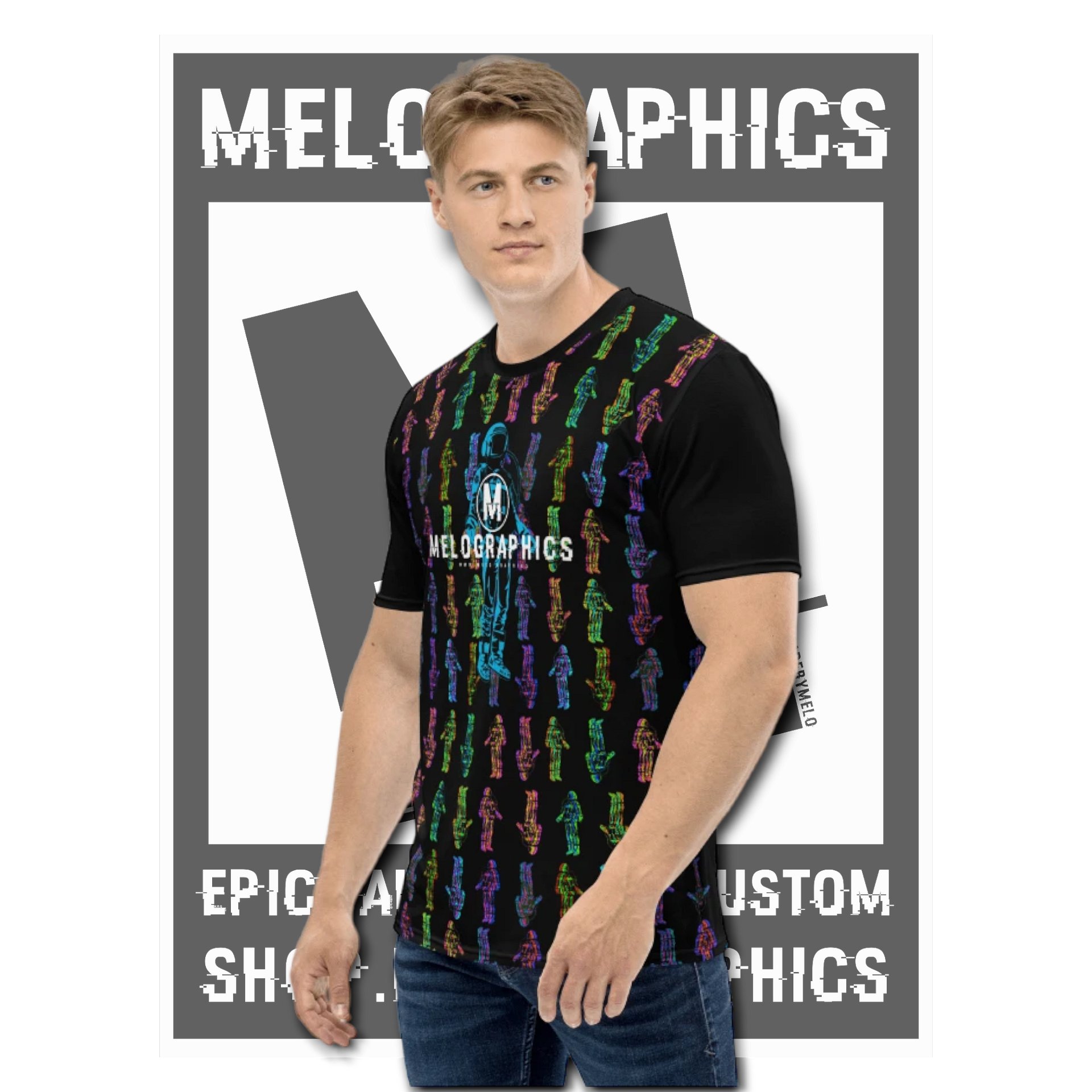RGB on Repeat - Ultimate T-Shirt | #MadeByMELO product image (2)