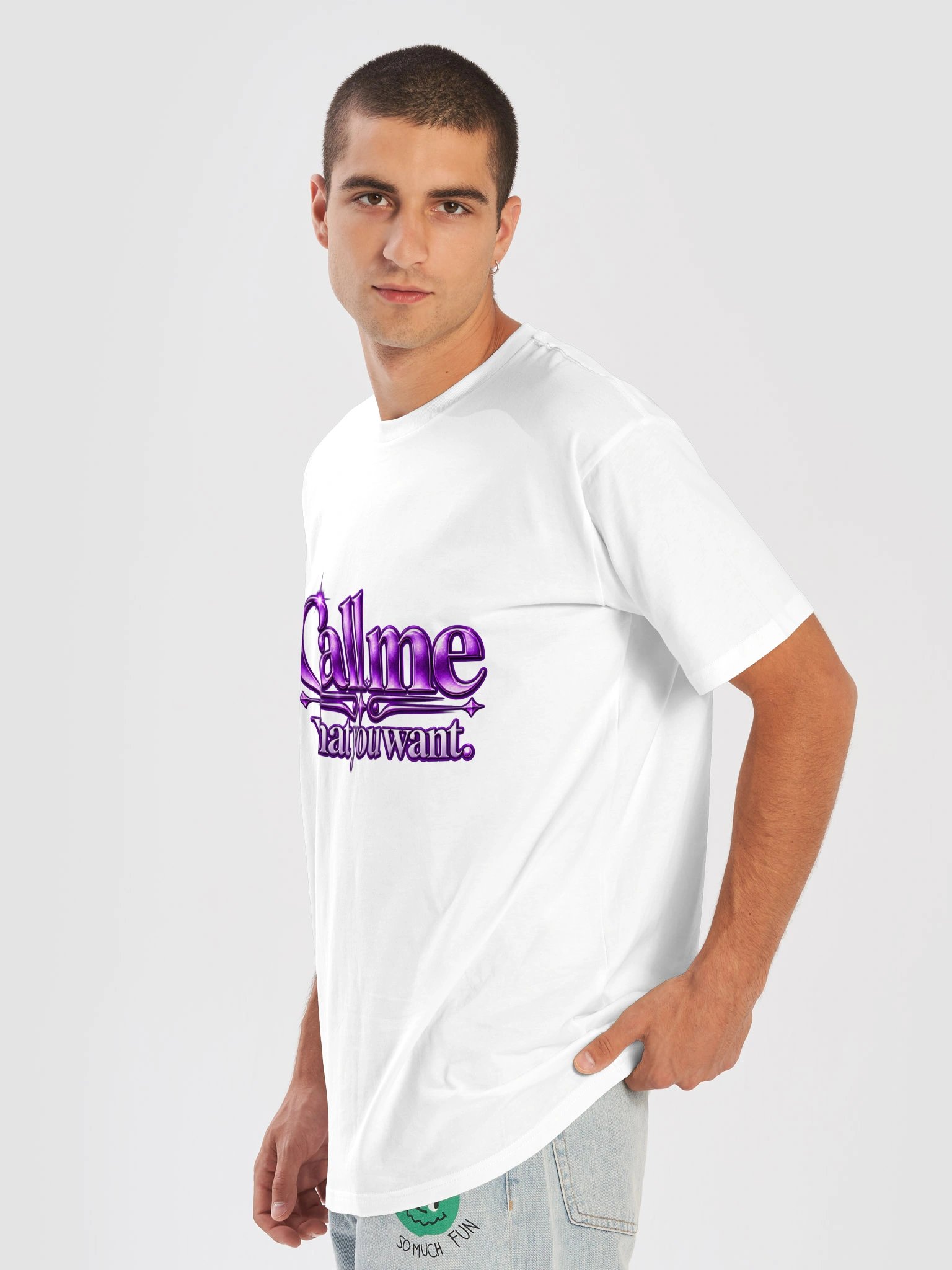 Call Me What You Want Metallic Purple Faith-Based Premium Unisex T-Shirt product image (7)