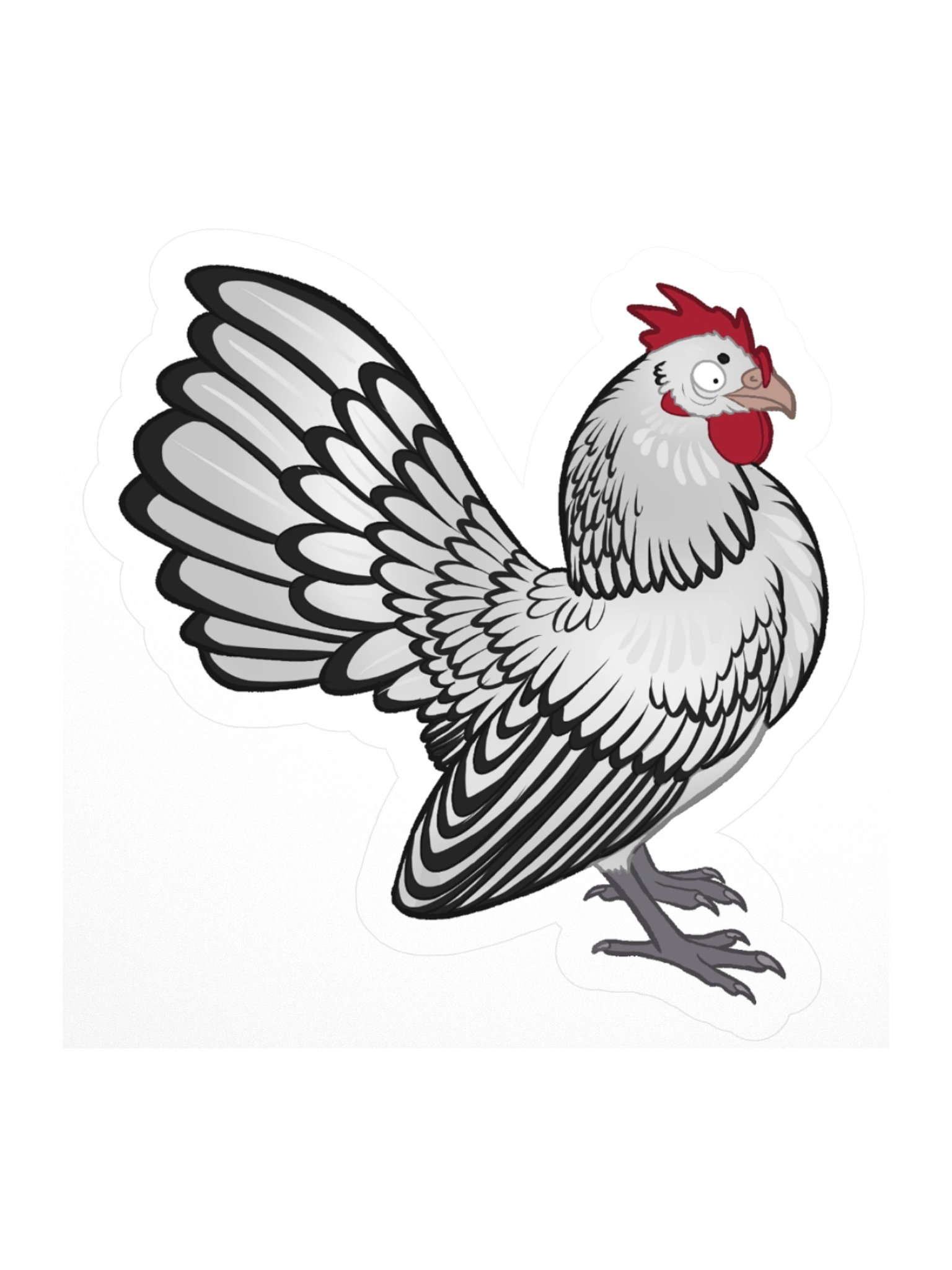 Laced Chicken Sticker product image (1)