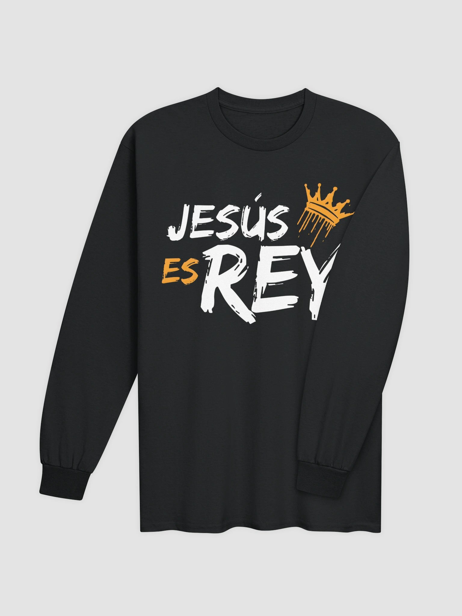 Camiseta Unisex Manga Larga | Jesús es Rey product image (4)