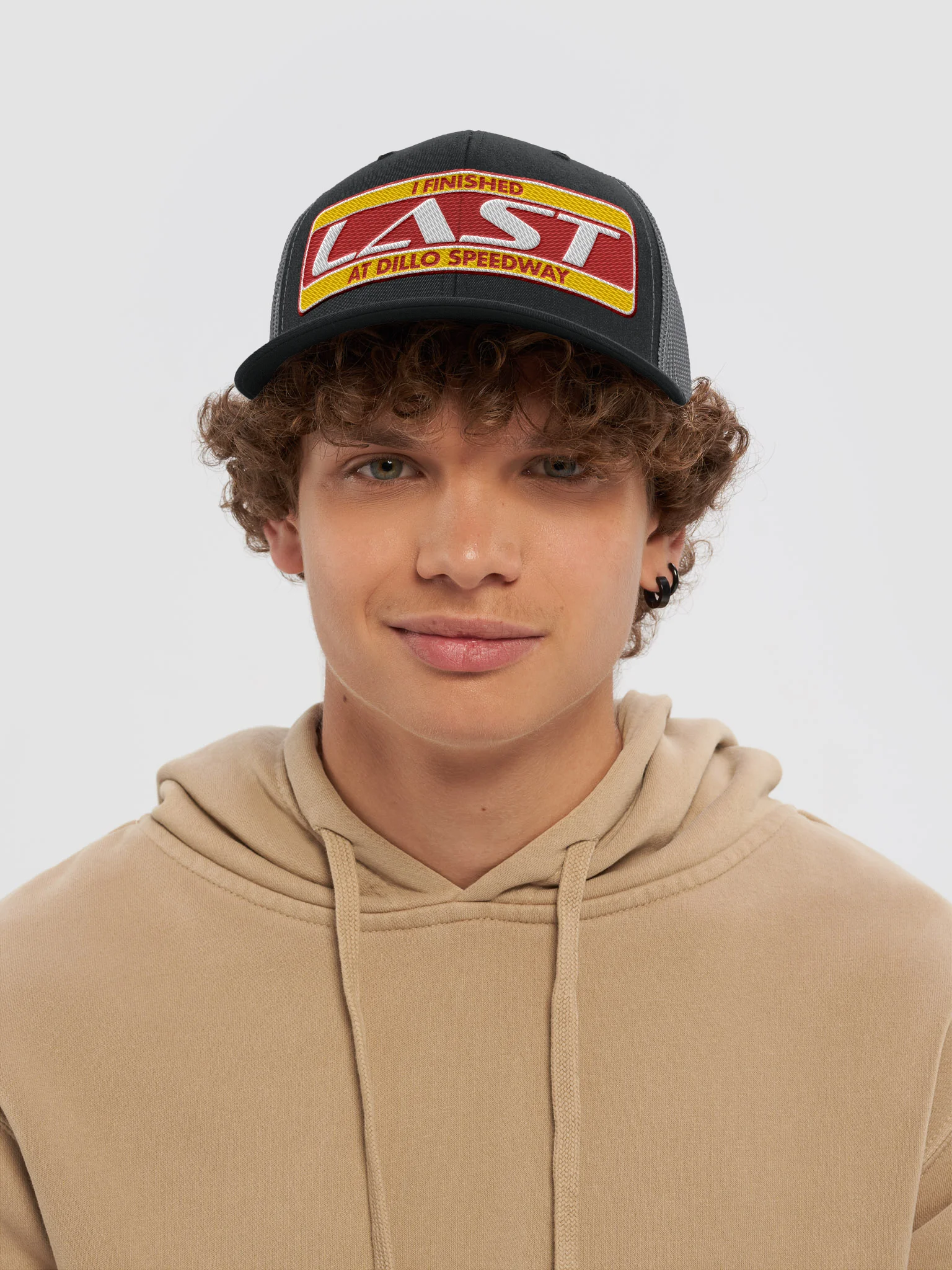 I Finished Last at Dillo Speedway Trucker Hat (Mayfest Productions Member) product image (5)