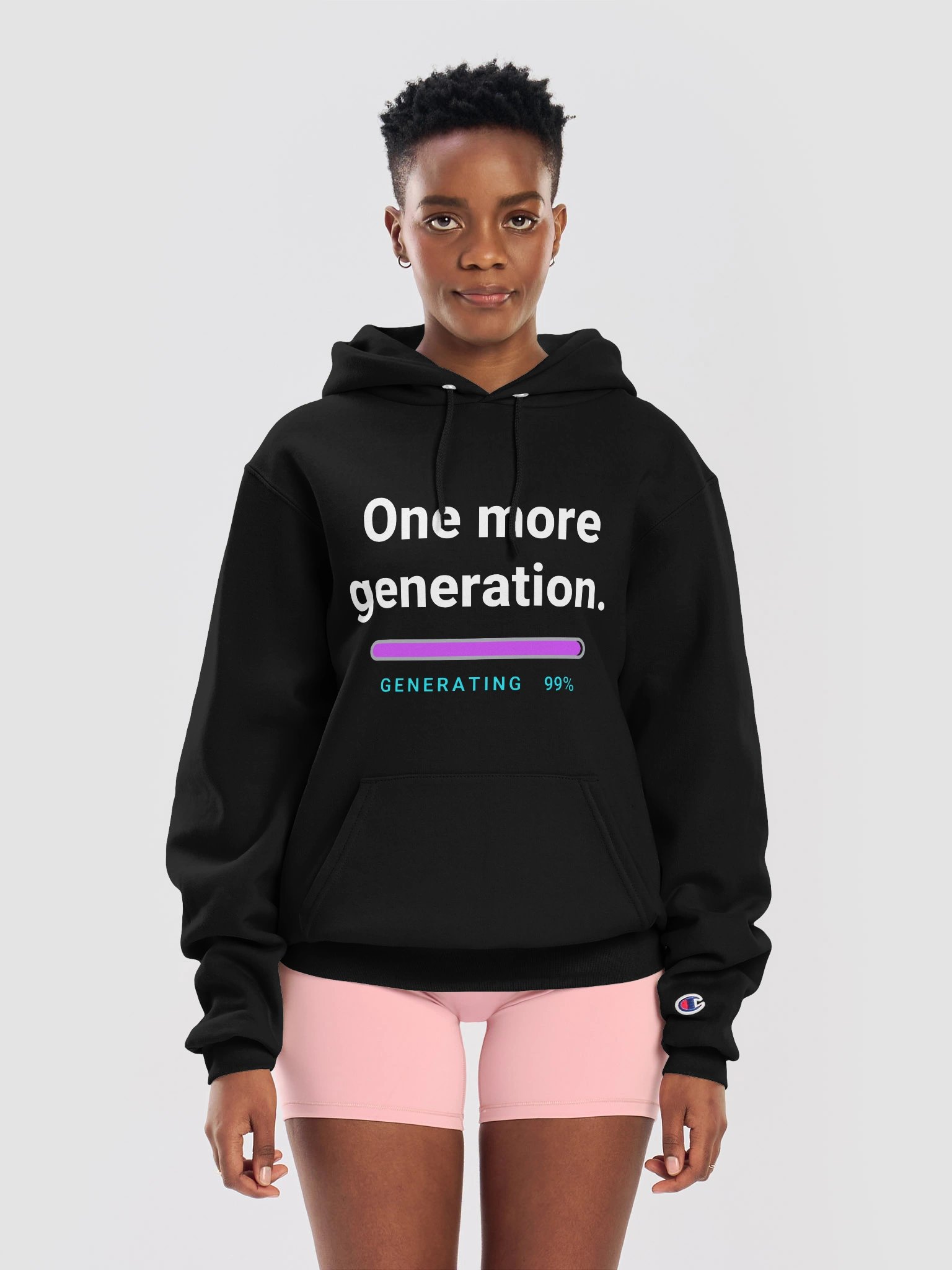 One more generation hoodie (Champion) product image (5)