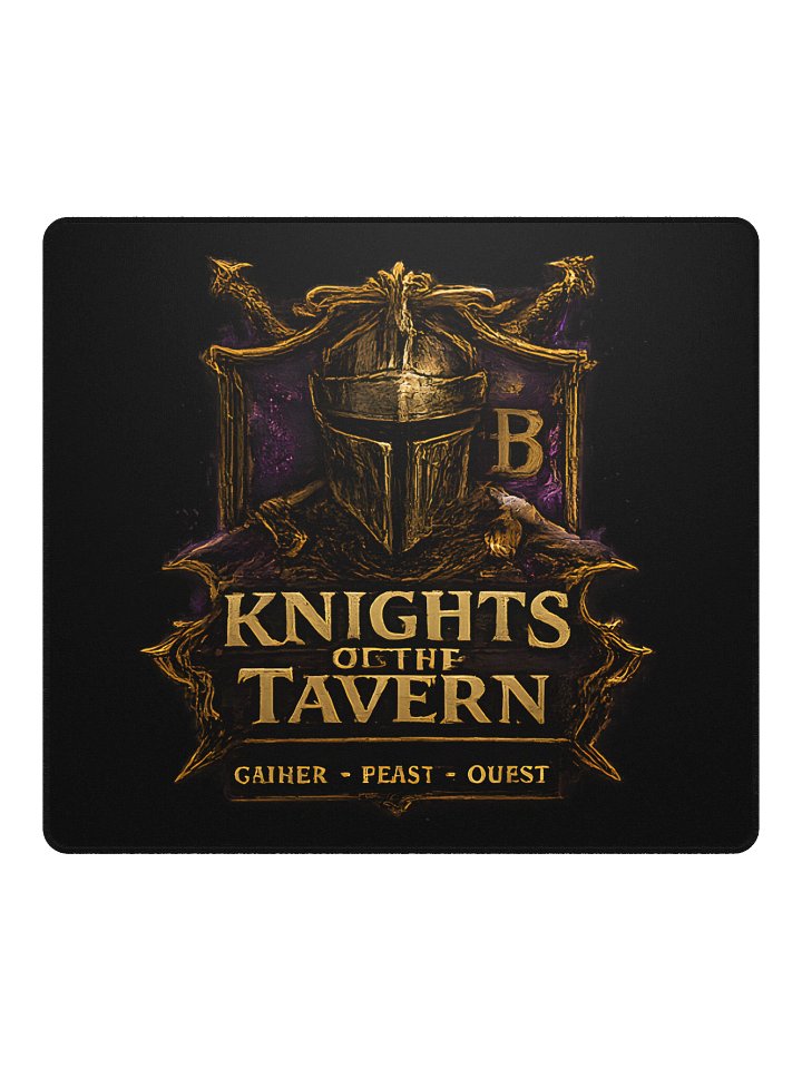 Knights Tavern Crest Gaming Mouse Pad product image (2)