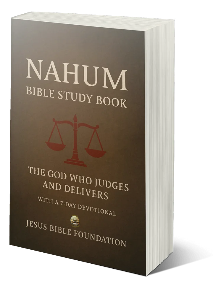 Nahum Bible Study Book: Nahum Bible Study Book: The Justice of God and the Fall of the Proud With A 7 Days Devotional product image (1)