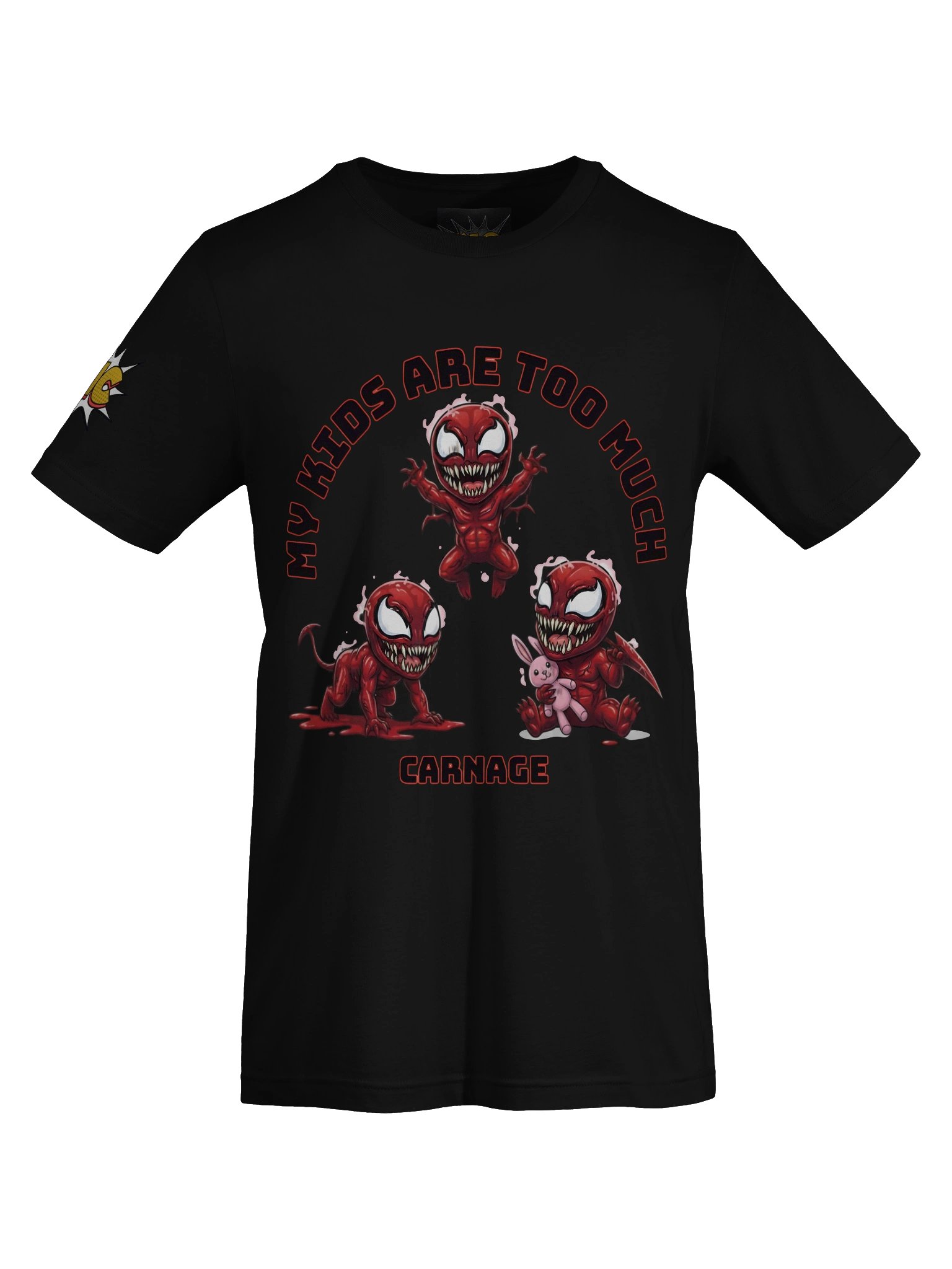 "My Kids Are Too Much" Carnage Tee product image (53)