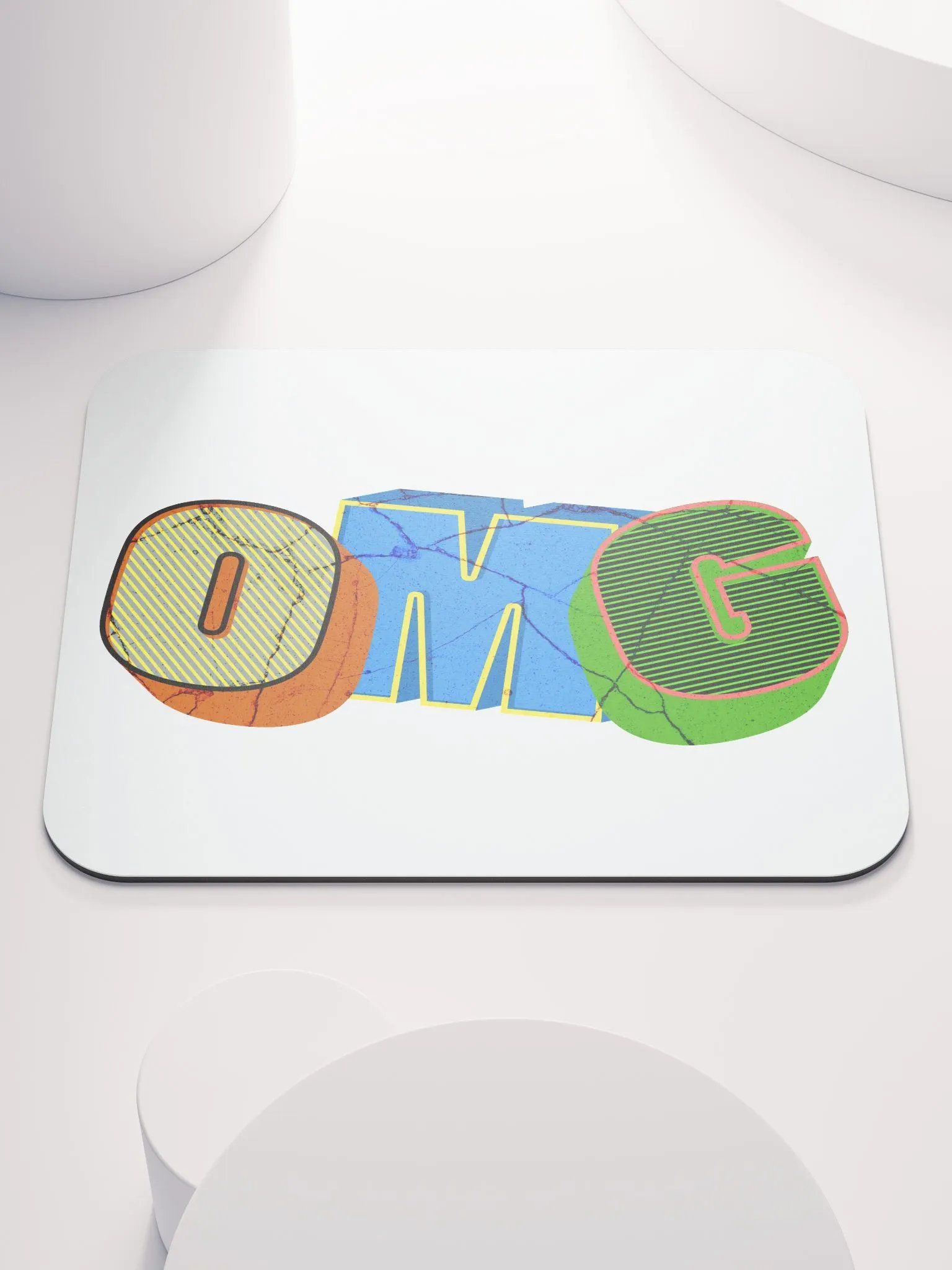 OMG Circle Madness Mouse Pad product image (1)