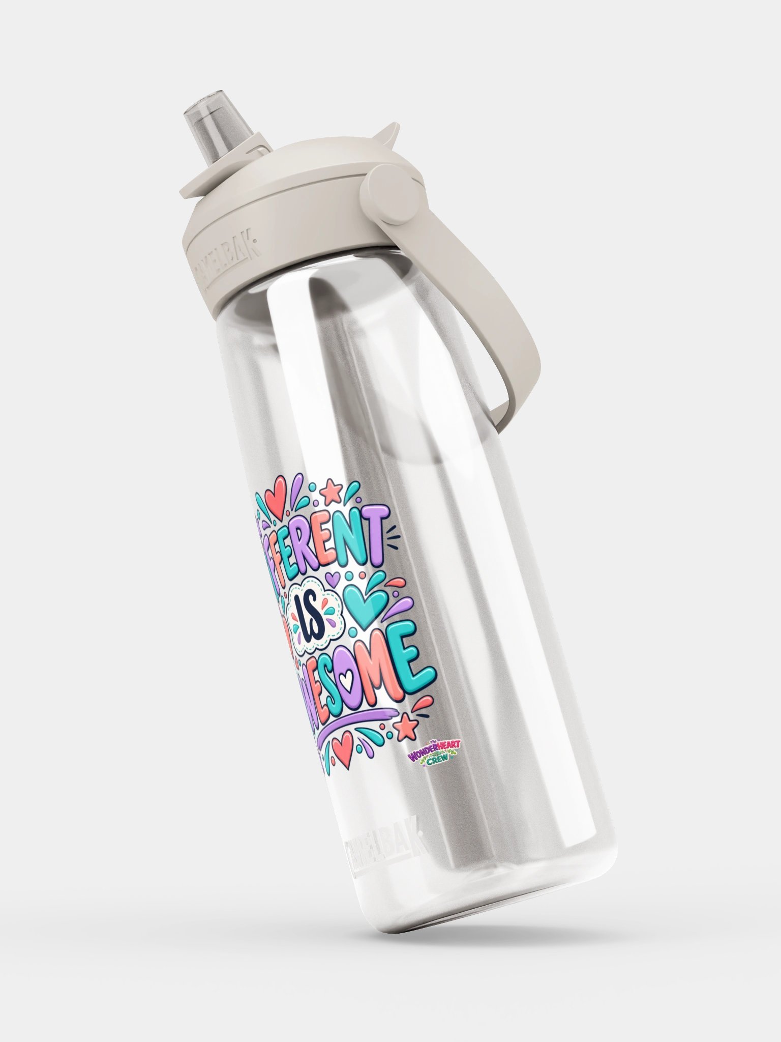 CamelBak Thrive® Flip Straw Inspirational Water Bottle - Different is Awesome. product image (2)