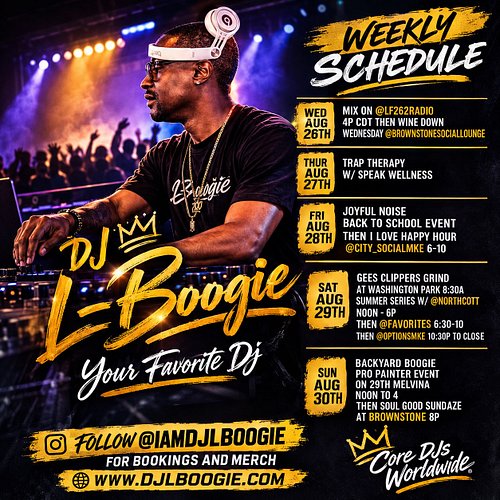 All Gas No Brakes with this schedule this week let’s get to it!!! Here’s the the rundown as we wrap up August and step into V...