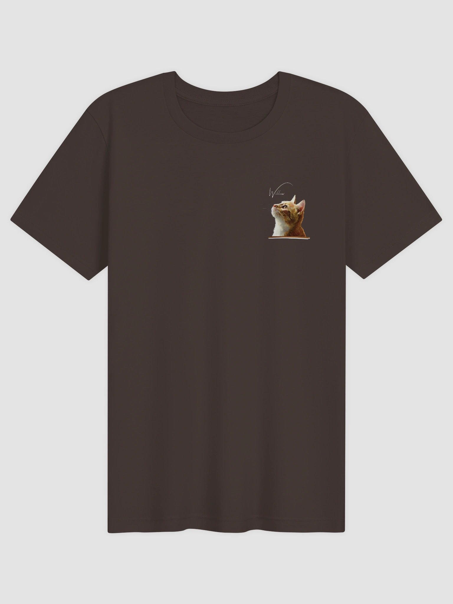 Custom Minimalist Left Chest Oil Painting Pet Portrait T-Shirt product image (8)