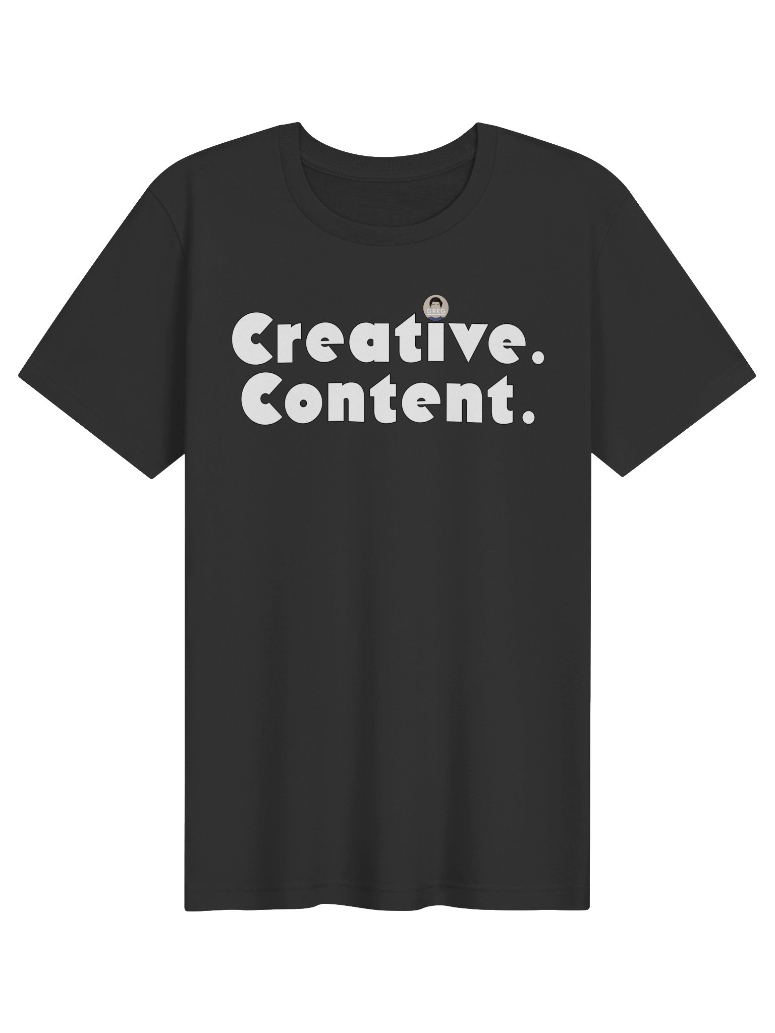 "Creative. Content." Tee product image (4)