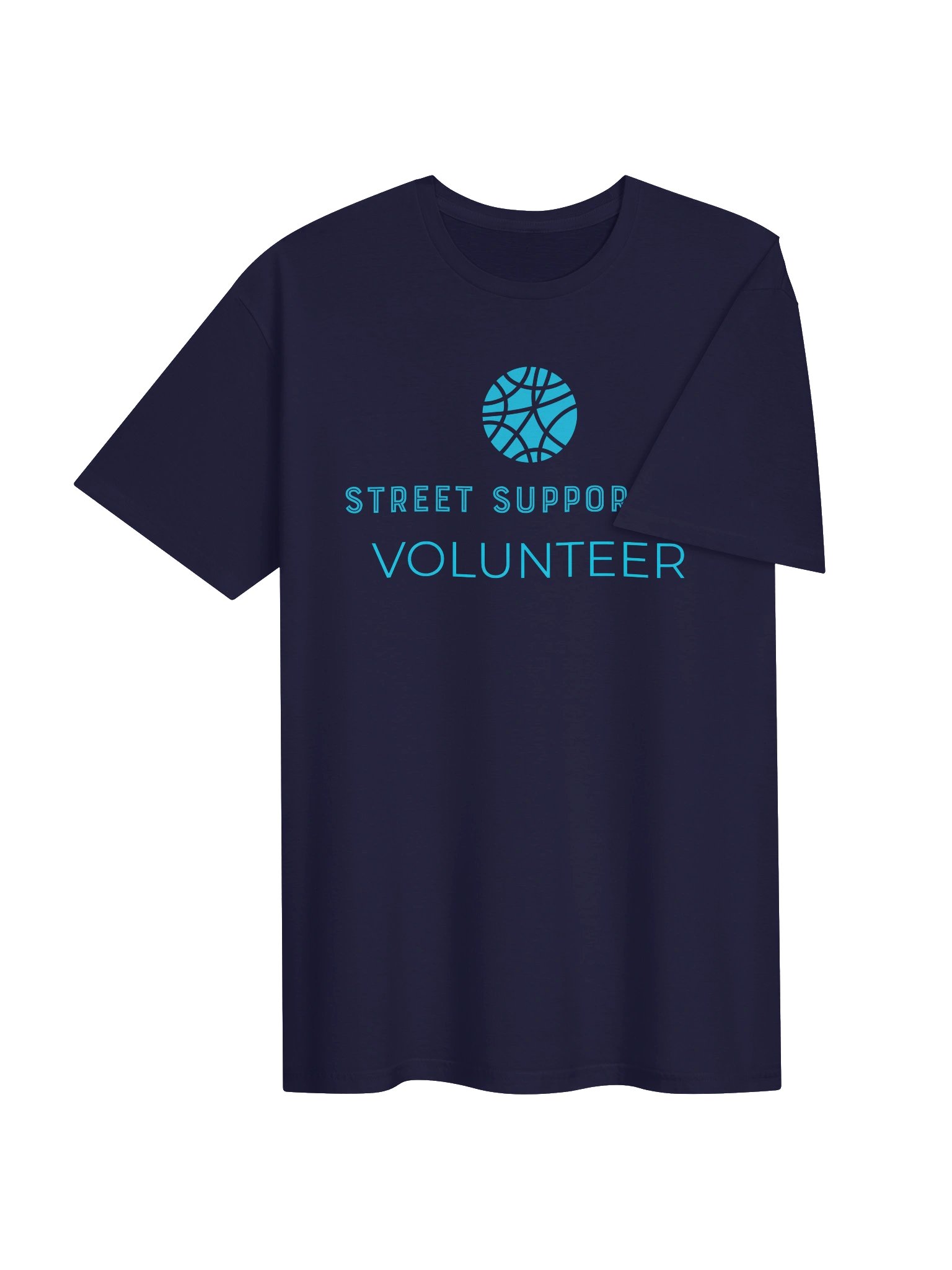 Street Support KC Volunteer T-Shirt – Navy product image (4)