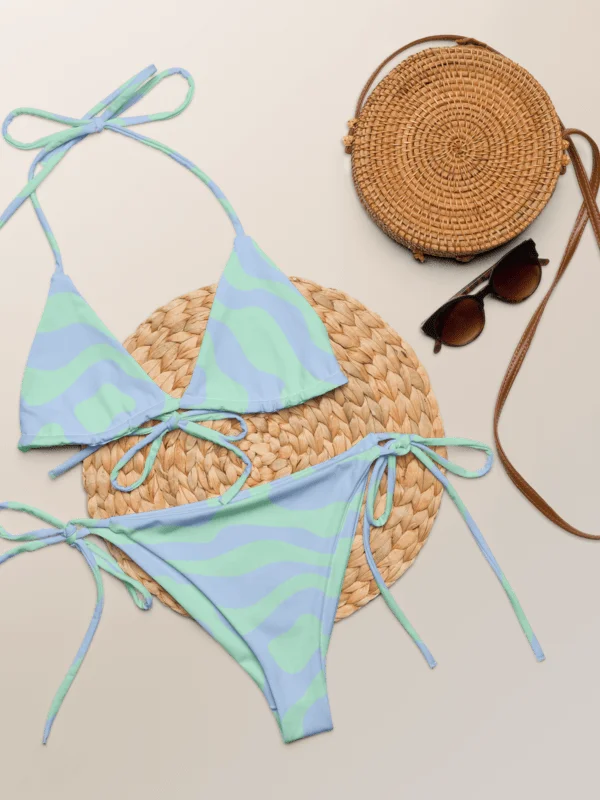 His House String Bikini Set - Sea Wave product image (6)