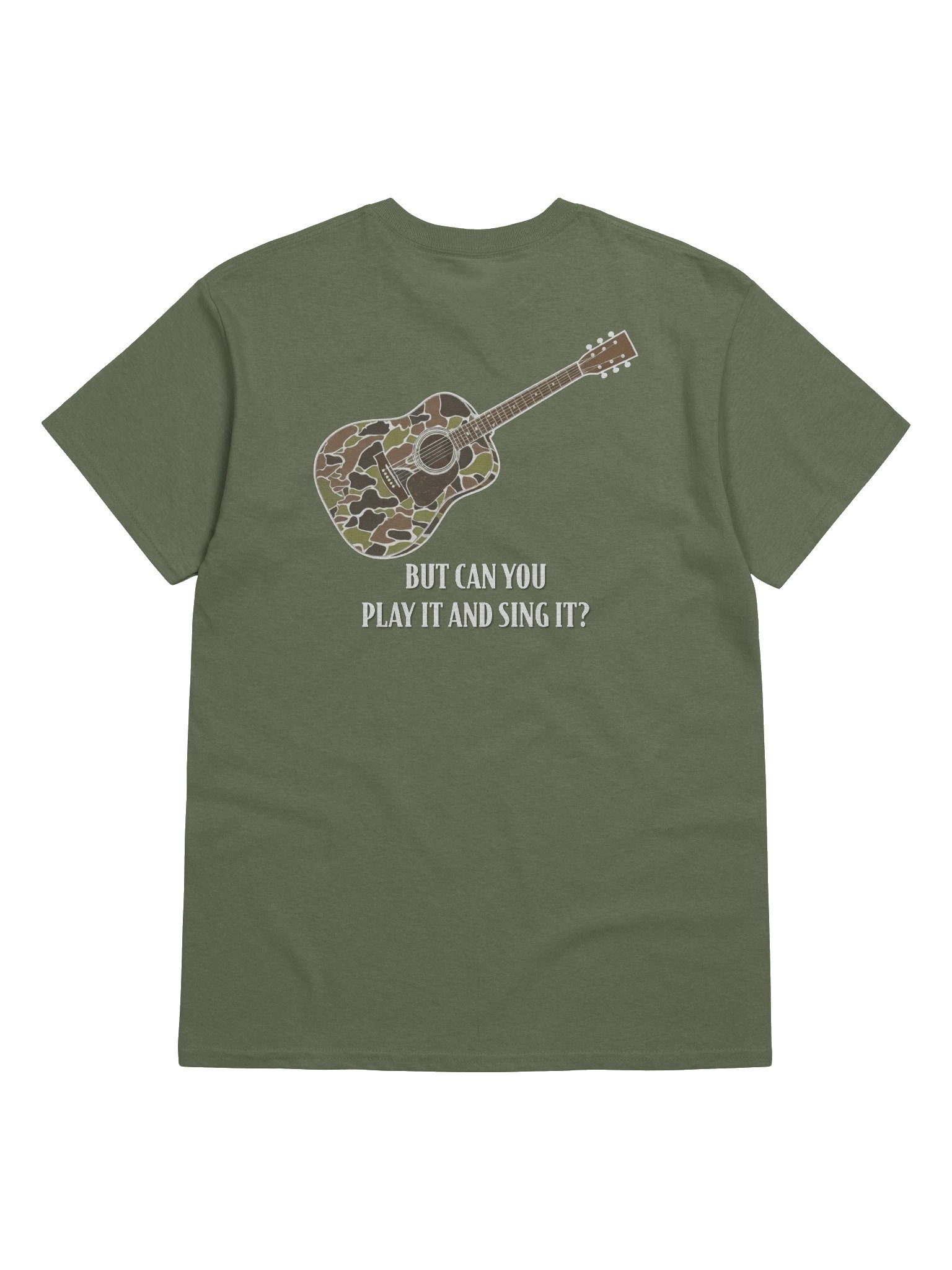 The "Camo Guitar" Bluegrass Tee product image (3)