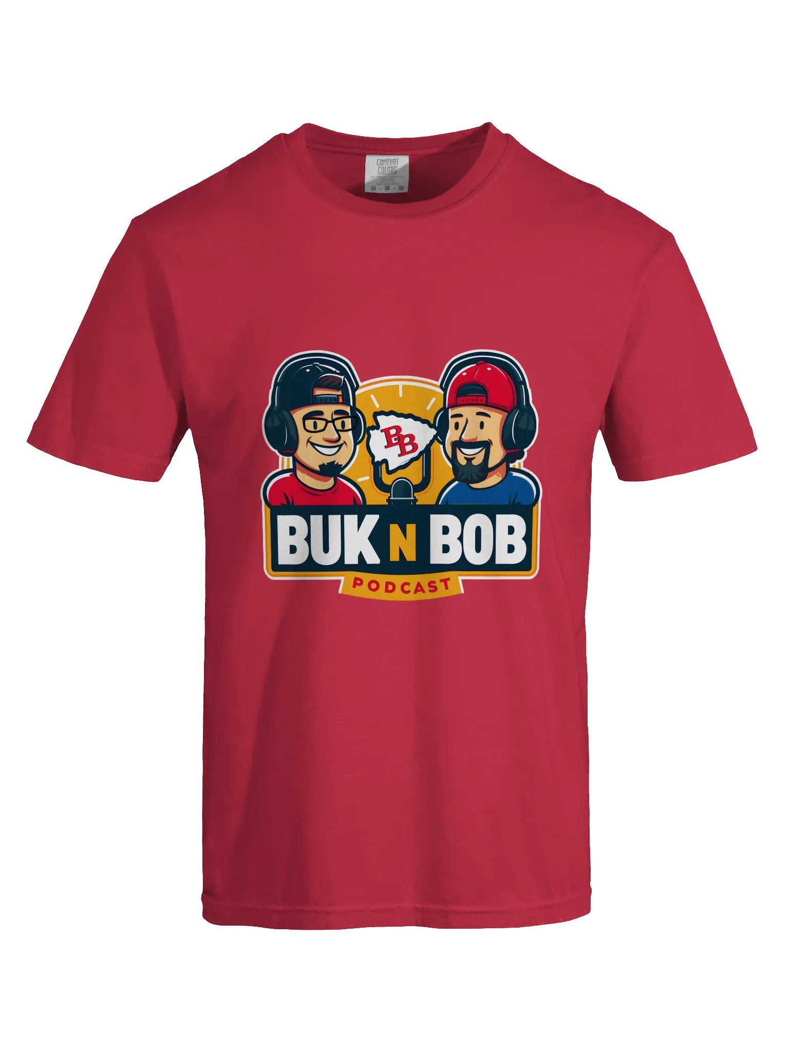 Buk N Bob Podcast Cartoon Logo T-Shirt product image (47)