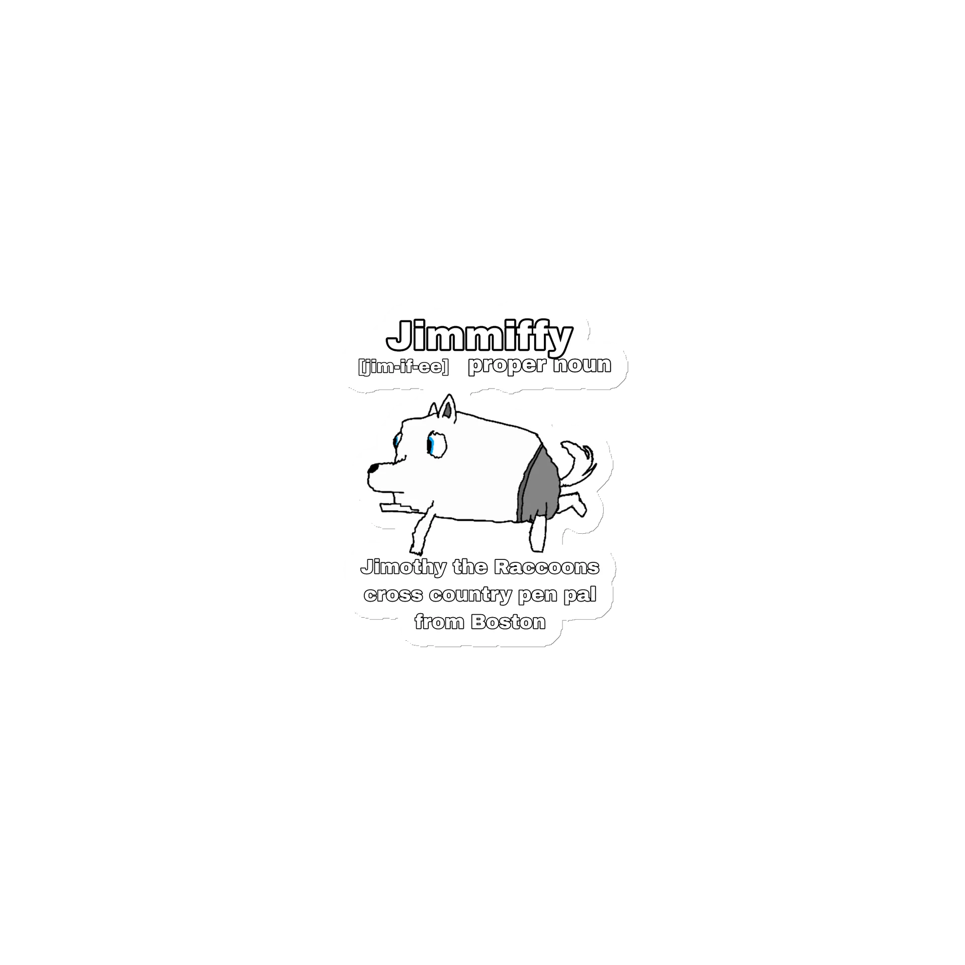 Jimiffy (Jimothy meme) Sticker product image (1)