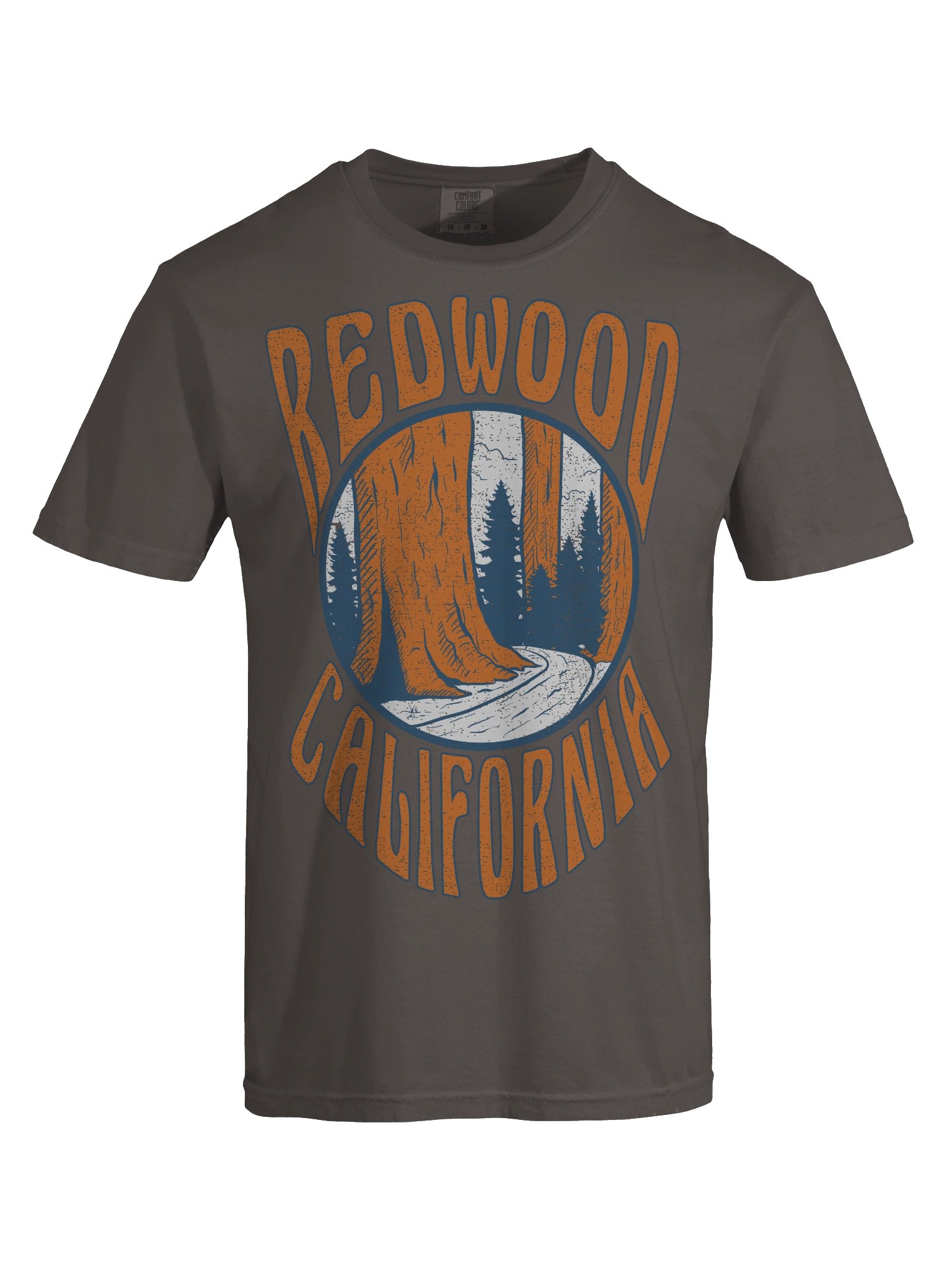 Redwood California Shirt – Vintage Giant Sequoia Forest Retro Nature Travel Tee product image (8)