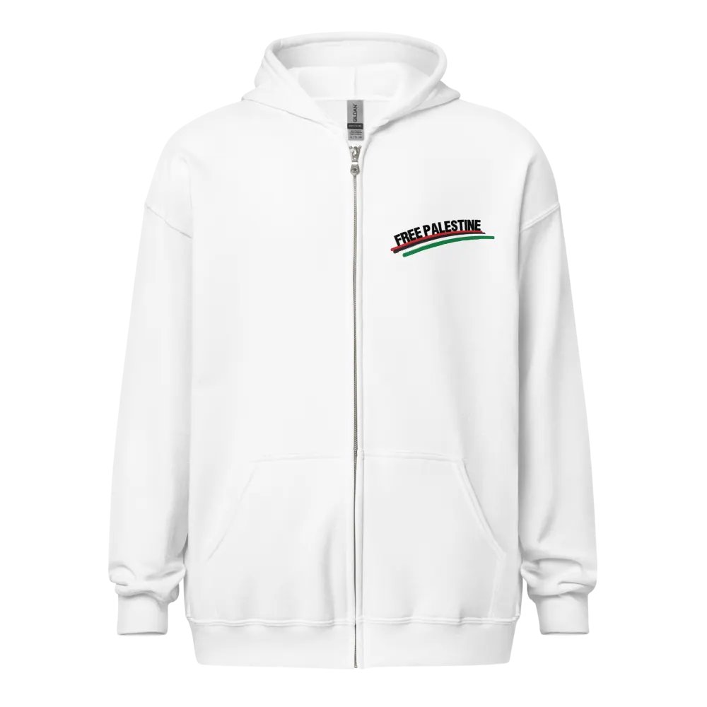 Palestine - Free Palestine - Gildan Unisex Heavy Blend Zip Hoodie product image (5)