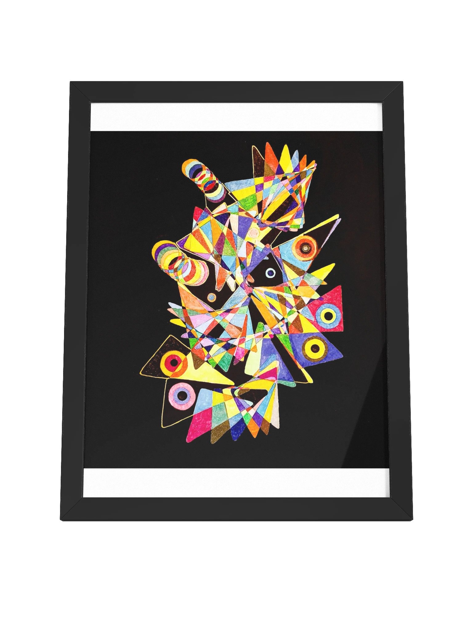 Astral Fauna Kaleidoscope Entity 2026 — Fine Art Print with Frame product image (4)